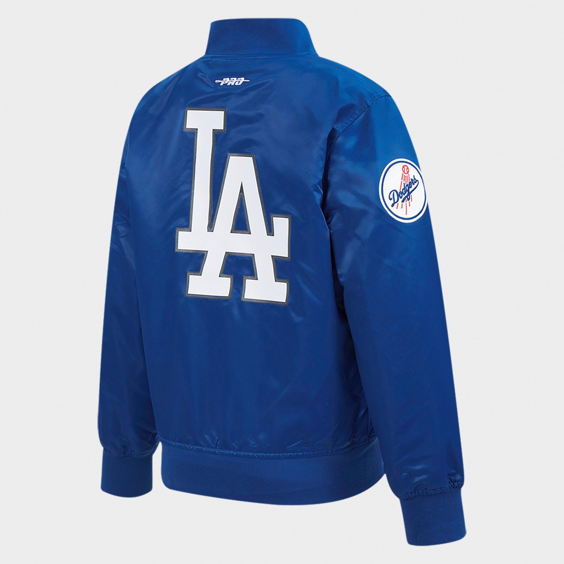 Big Kids' Pro Standard Los Angeles Dodgers MLB Classic Satin Jacket