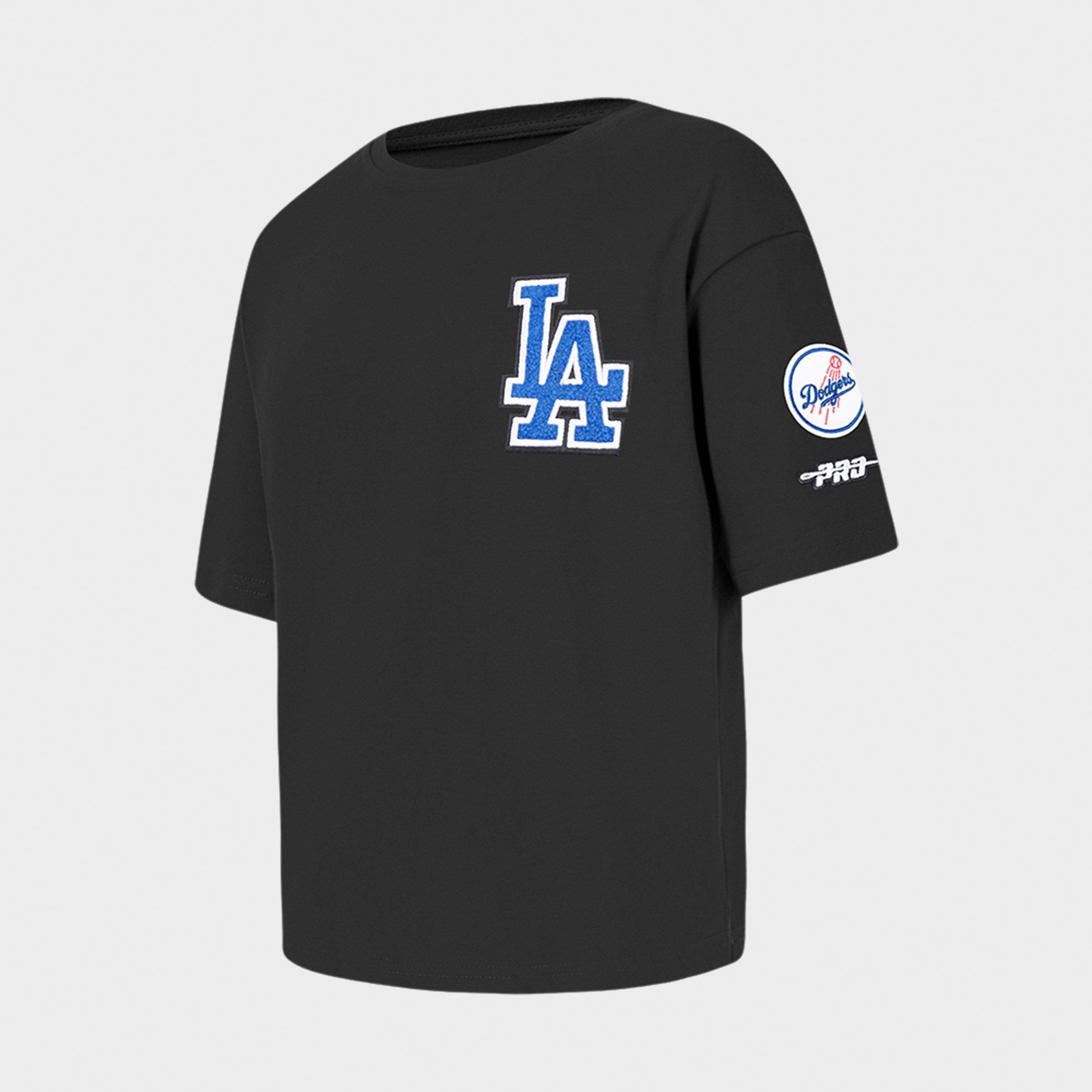 Girls' Big Kids' Pro Standard Los Angeles Dodgers MLB Classic Boxy T-Shirt