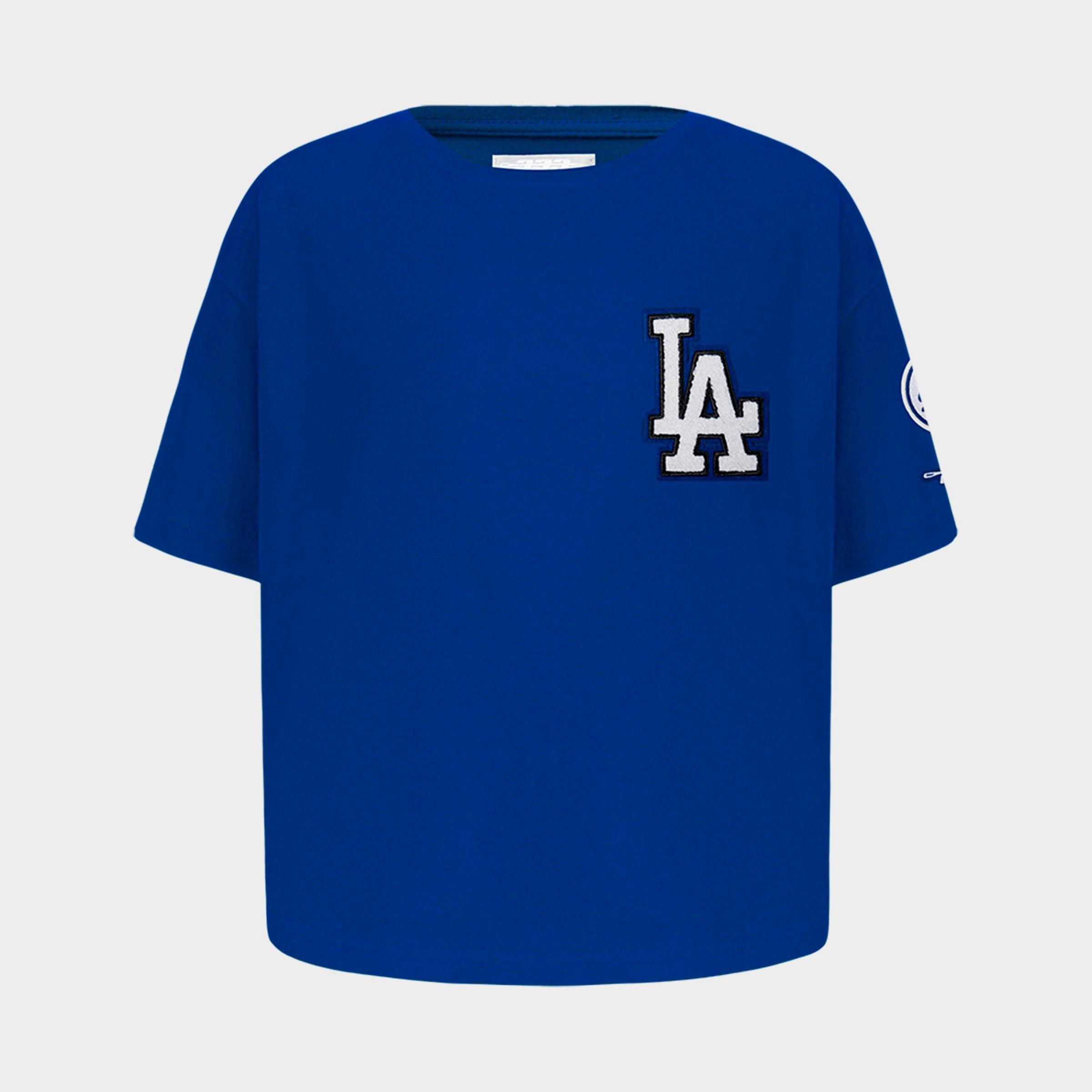 Girls' Big Kids' Pro Standard Los Angeles Dodgers MLB Classic Boxy T-Shirt