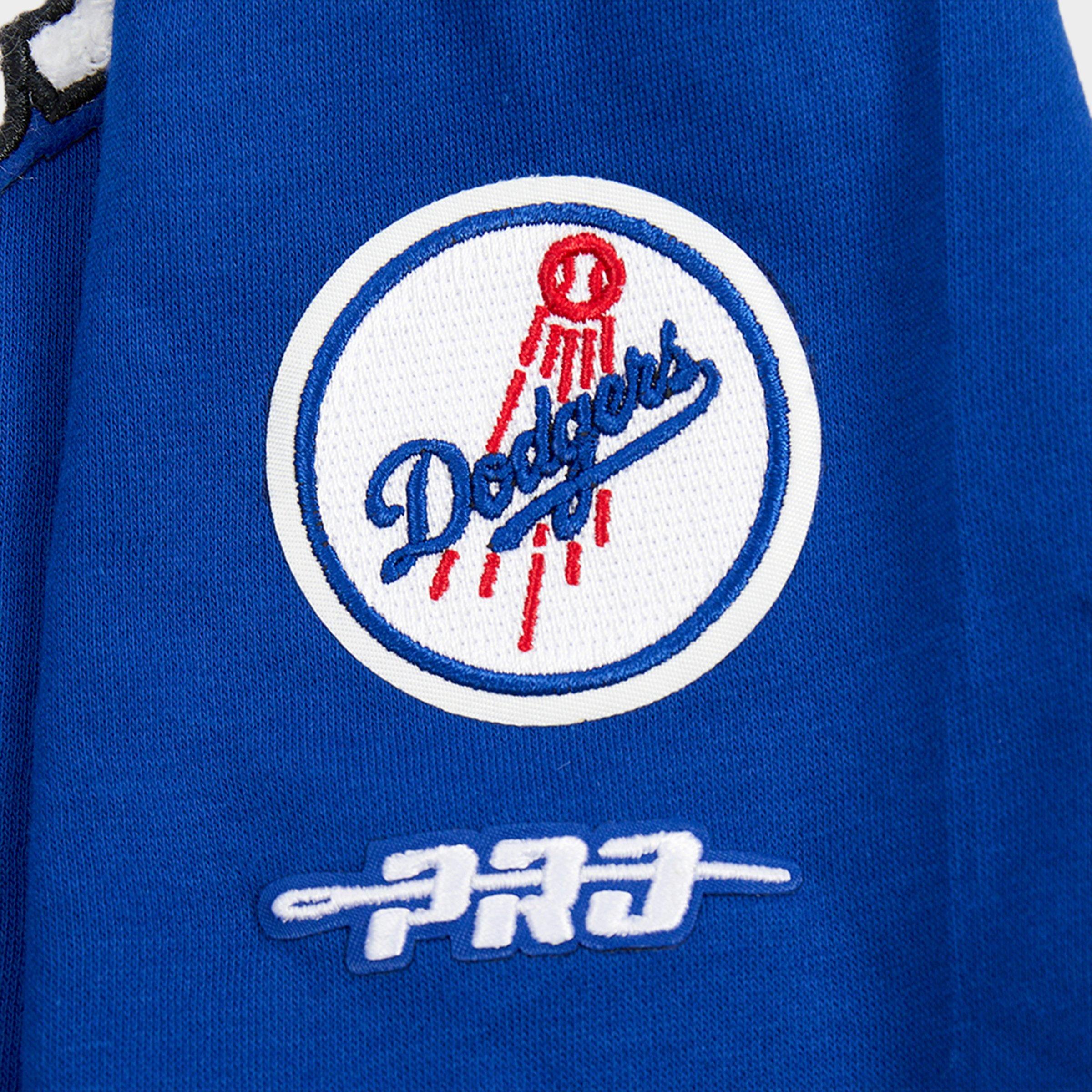 Girls' Big Kids' Pro Standard Los Angeles Dodgers MLB Classic Fleece Crewneck Sweatshirt