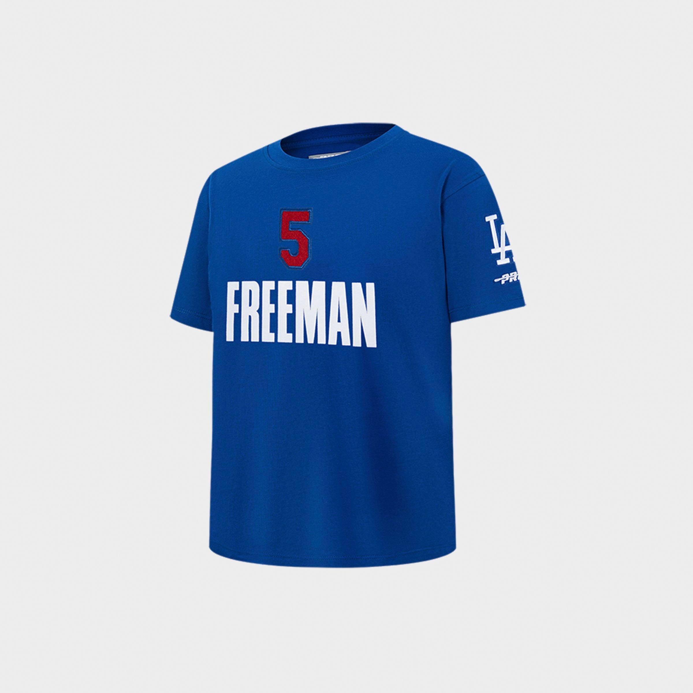 Little Kids' Pro Standard Freddie Freeman #5 Los Angeles Dodgers MLB Name and Number T-Shirt