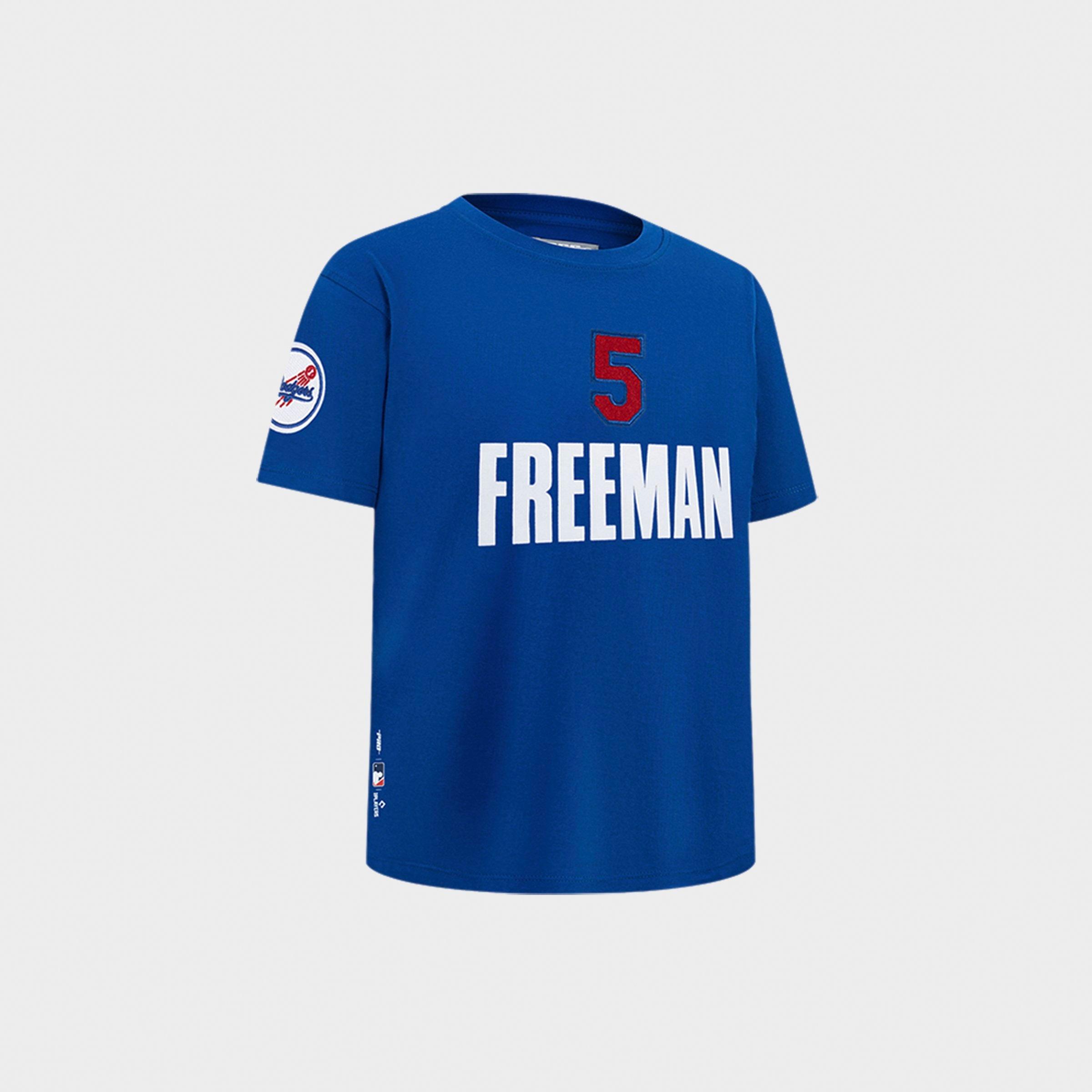 Little Kids' Pro Standard Freddie Freeman #5 Los Angeles Dodgers MLB Name and Number T-Shirt
