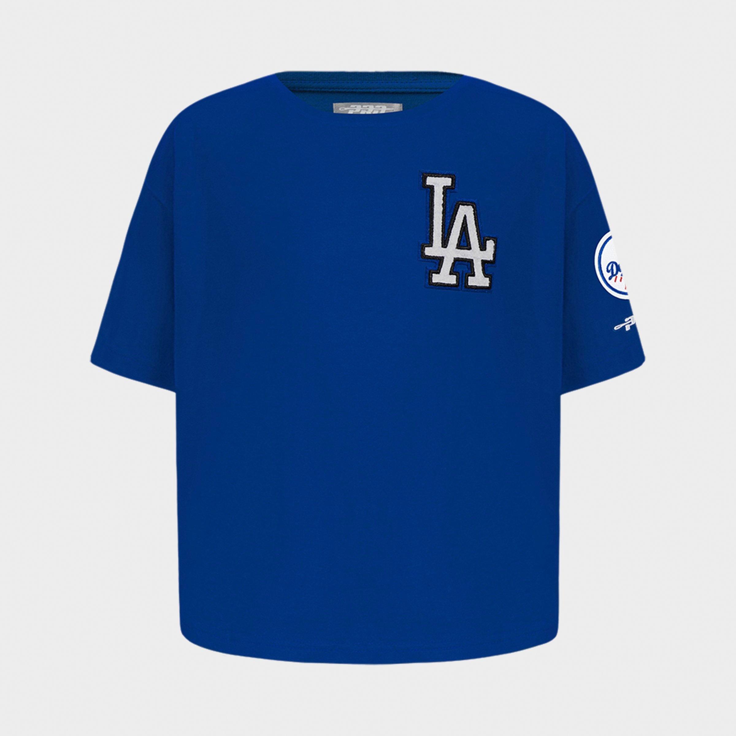 Girls' Little Kids' Pro Standard Los Angeles Dodgers MLB Classic Boxy T-Shirt