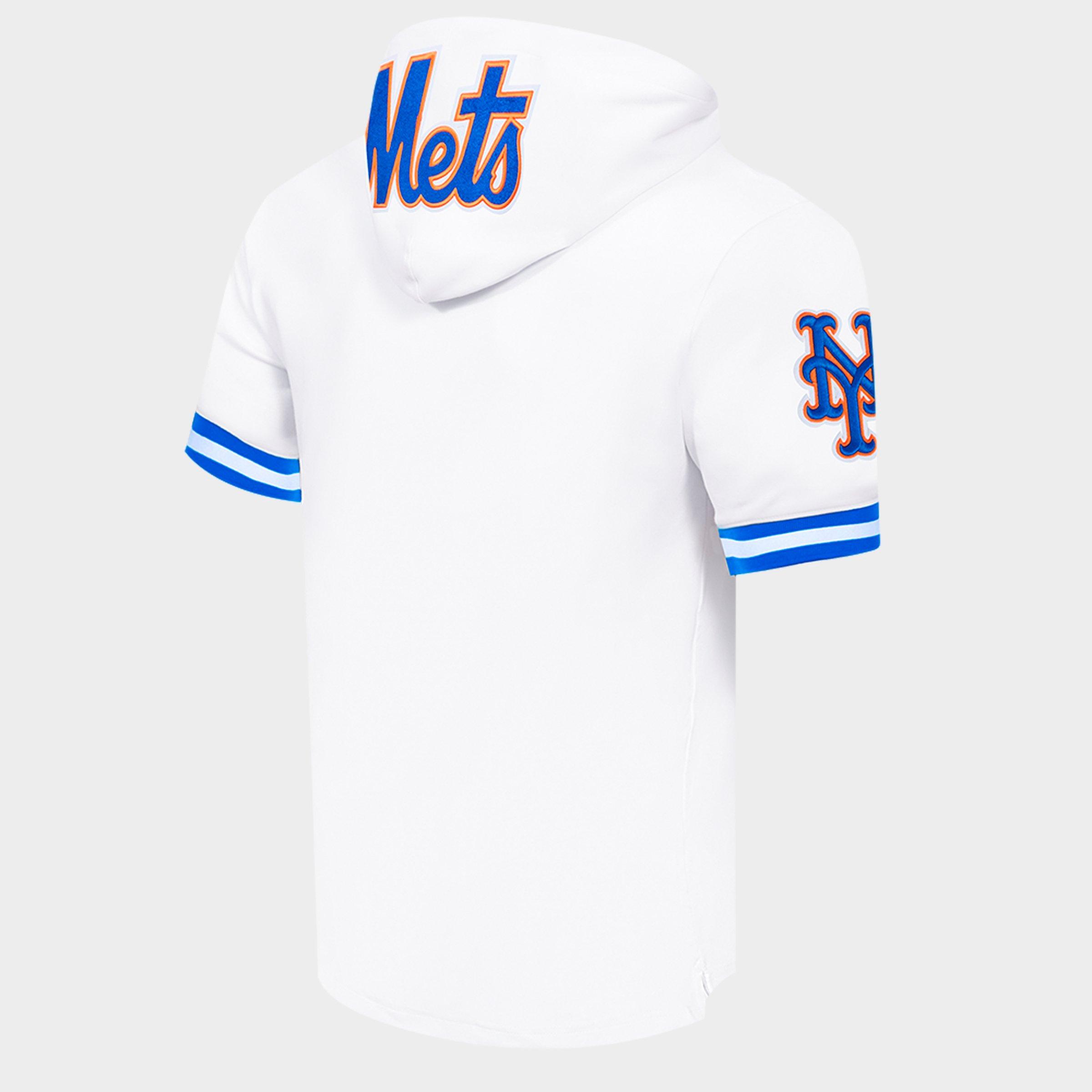 Men's Pro Standard New York Mets MLB Classic Chenille Double Knit Short-Sleeve Hoodie