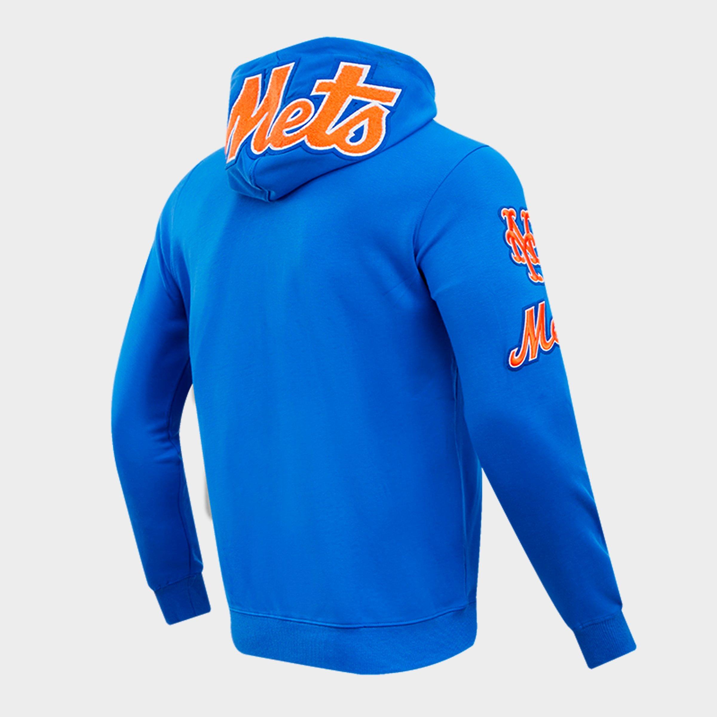 Men's Pro Standard New York Mets MLB Classics Chenille Full-Zip Hoodie