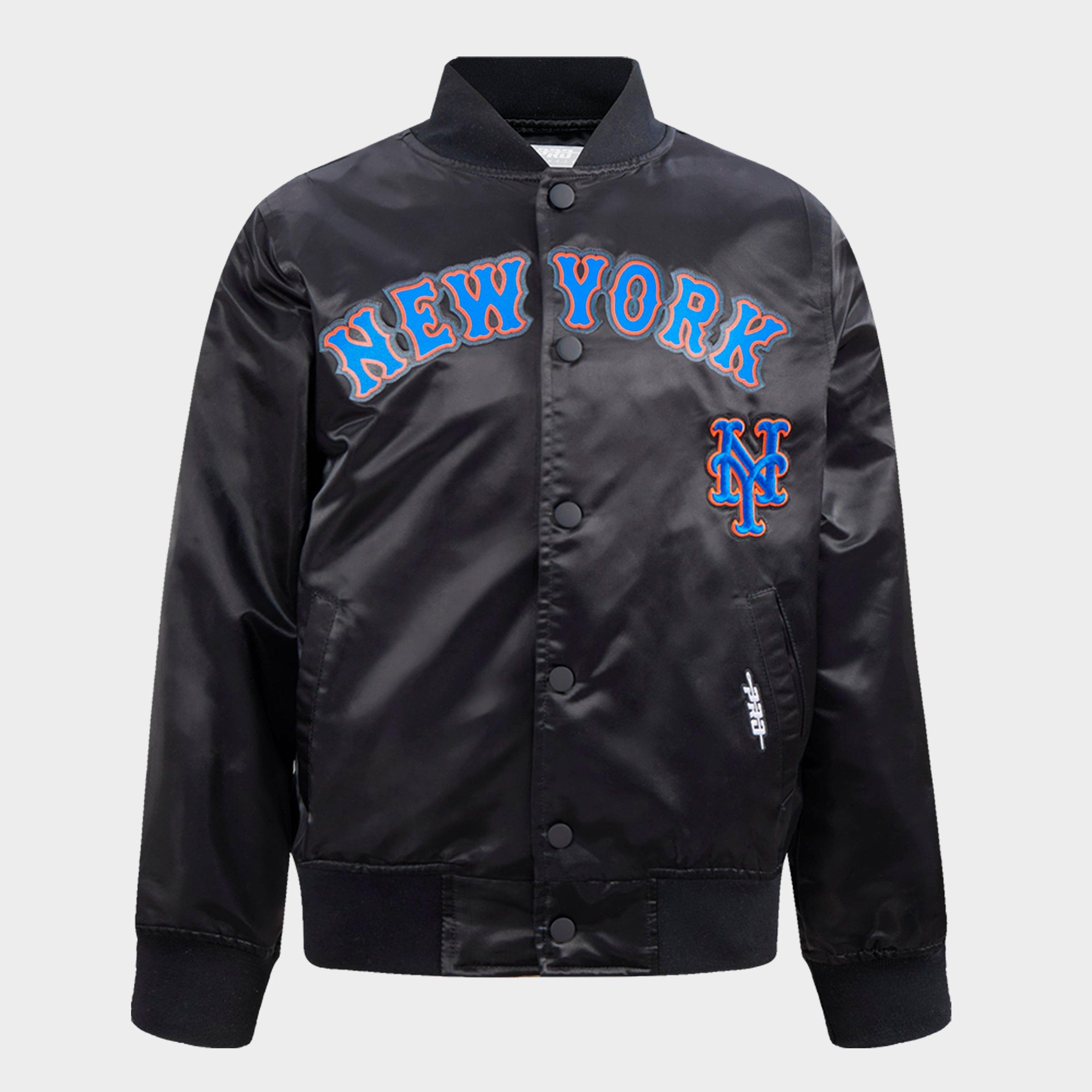 Big Kids' Pro Standard New York Mets MLB Classic Satin Jacket