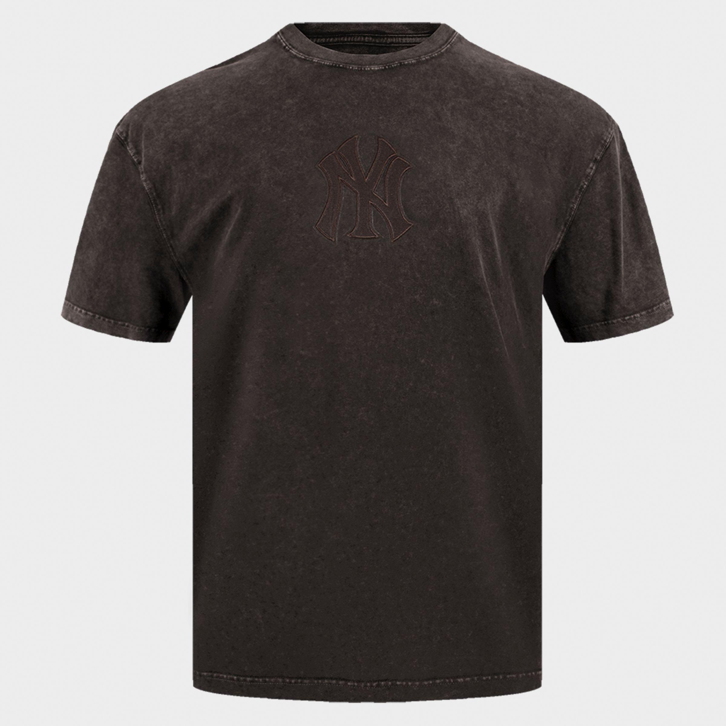 Men's Pro Standard New York Yankees MLB Enzyme Wash Logo T-Shirt
