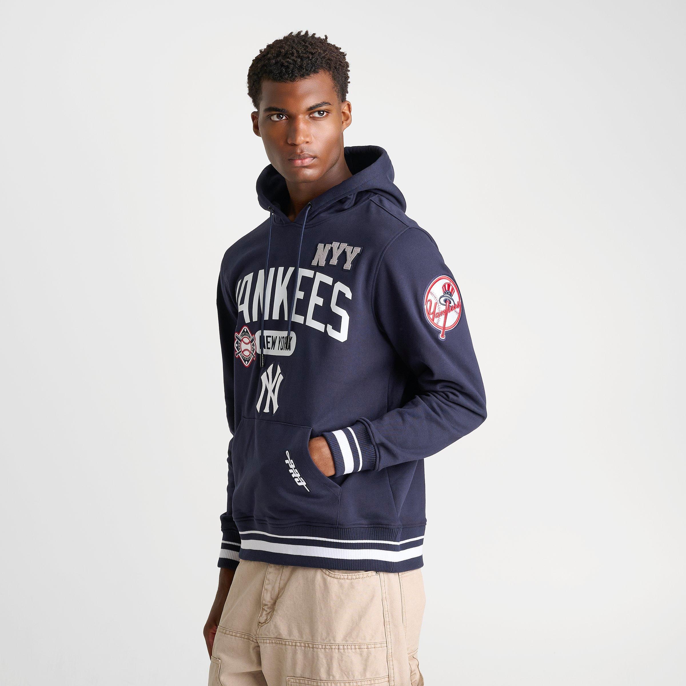 Men's Pro Standard New York Yankees MLB Letterman Fleece Pullover Hoodie
