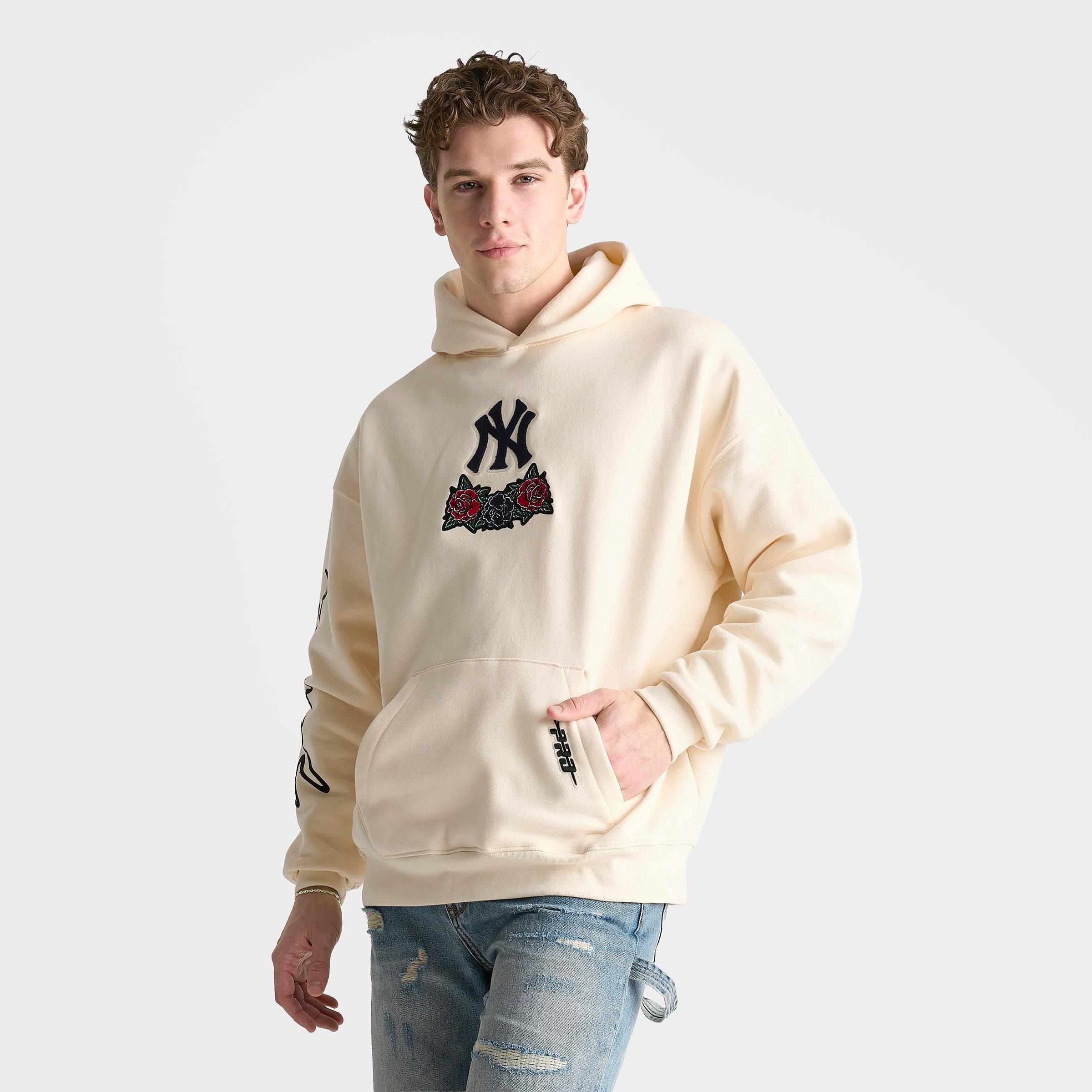 Men's Pro Standard New York Yankees MLB Wave And Roses Graphic Pullover Hoodie