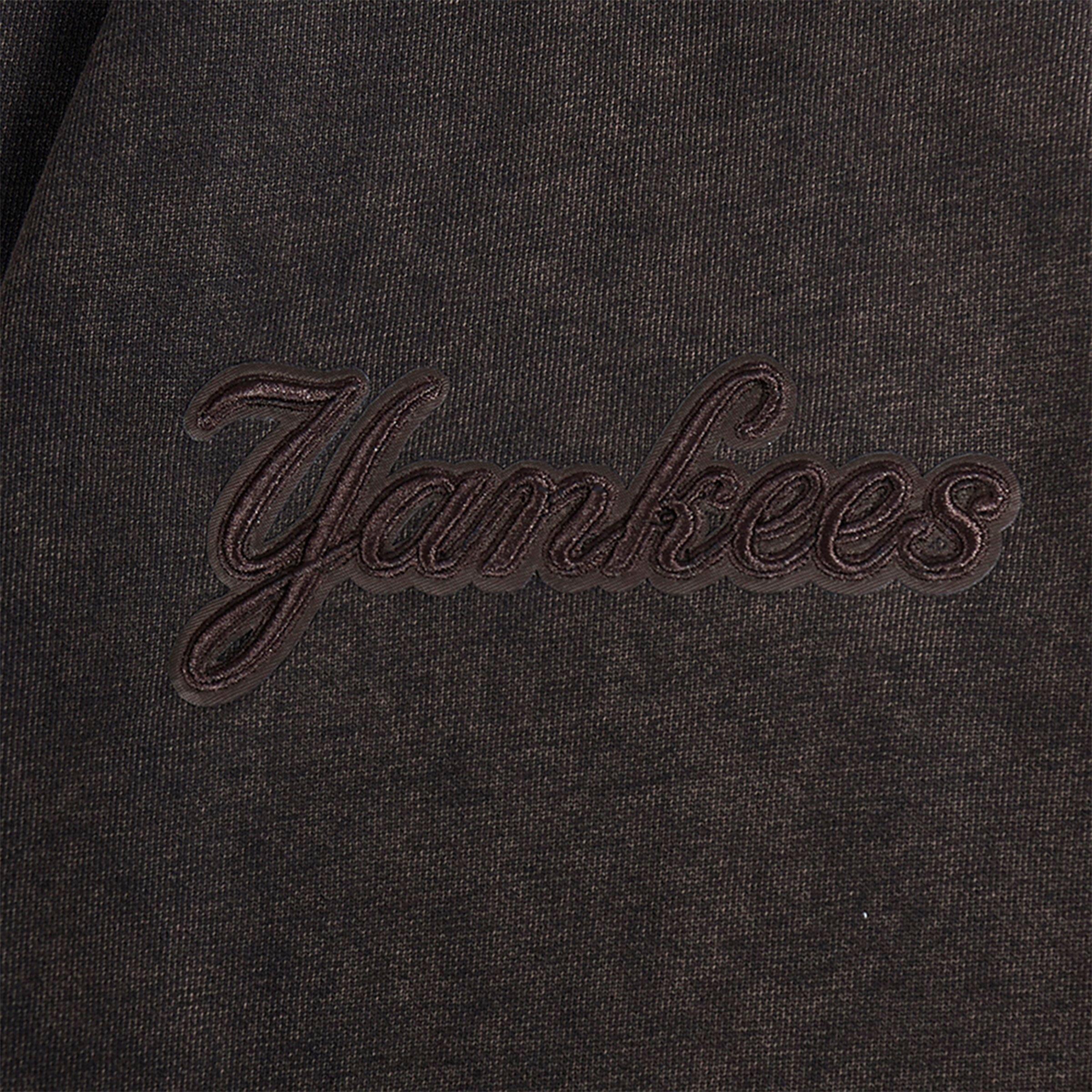 Men's Pro Standard  Yankees MLB Enzyme Wash Fleece Pullover Hoodie