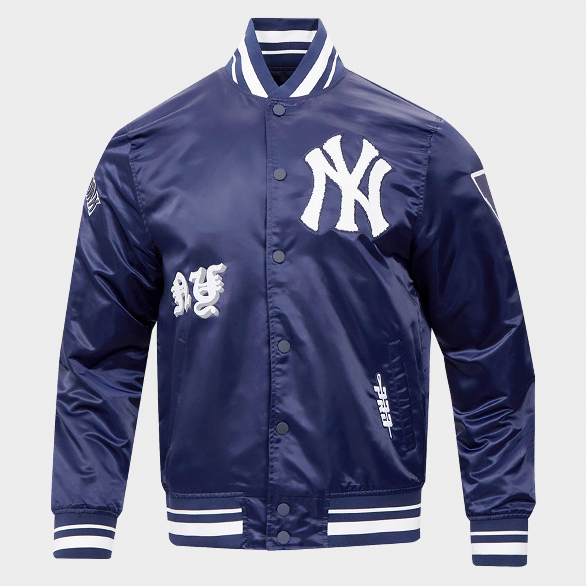 Men's Pro Standard New York Yankees MLB Old English Satin Jacket