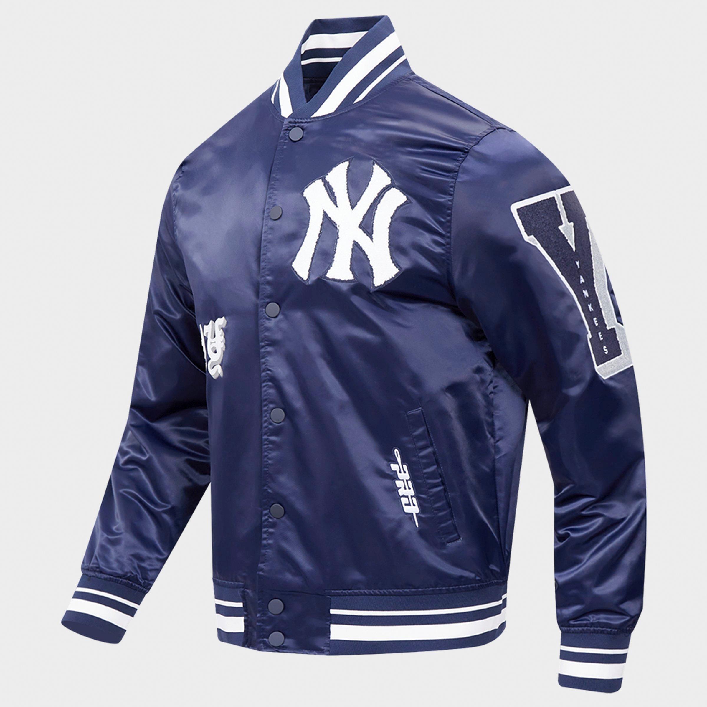 Men's Pro Standard New York Yankees MLB Old English Satin Jacket