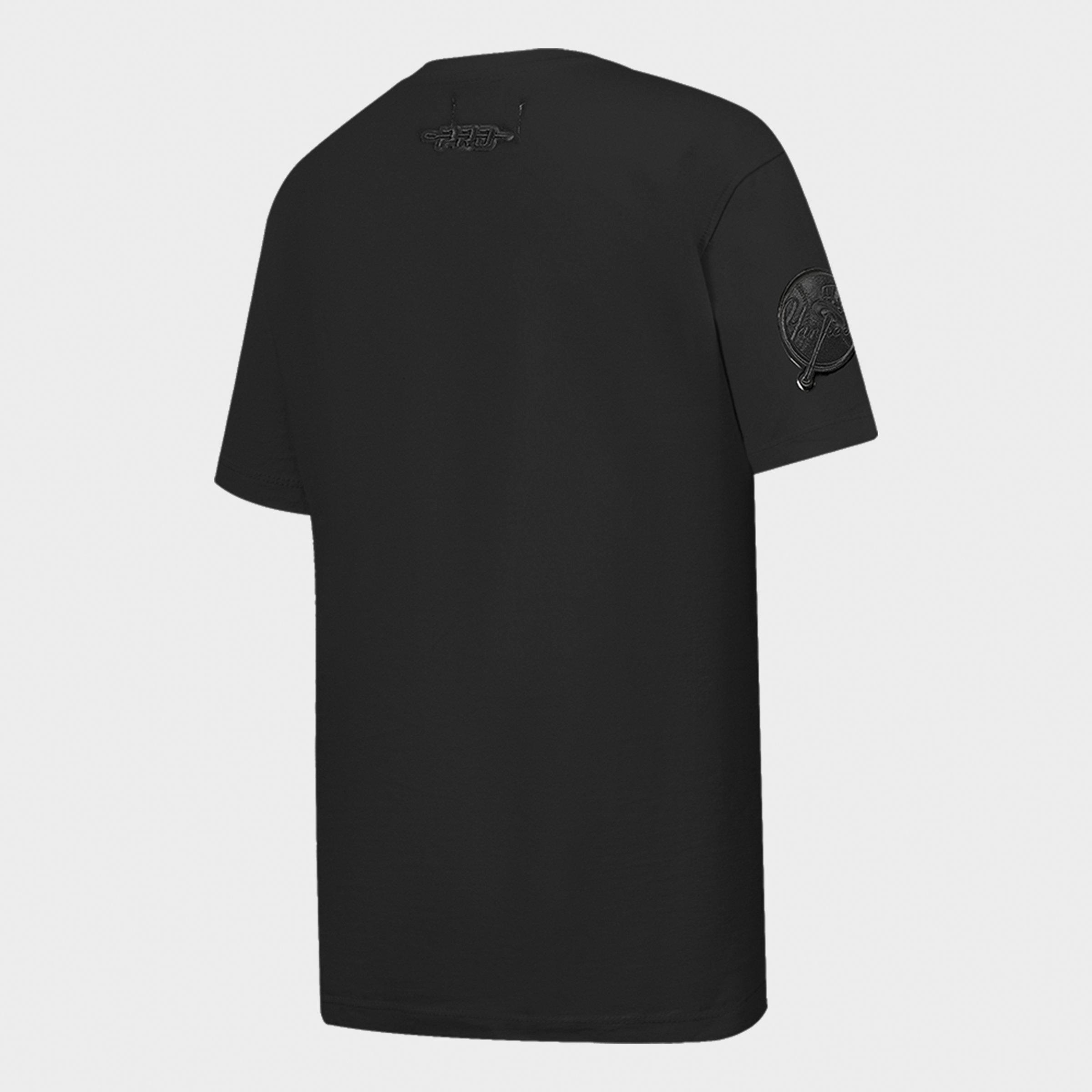 Big Kids' Pro Standard New York Yankees MLB Triple Black Classic T-Shirt