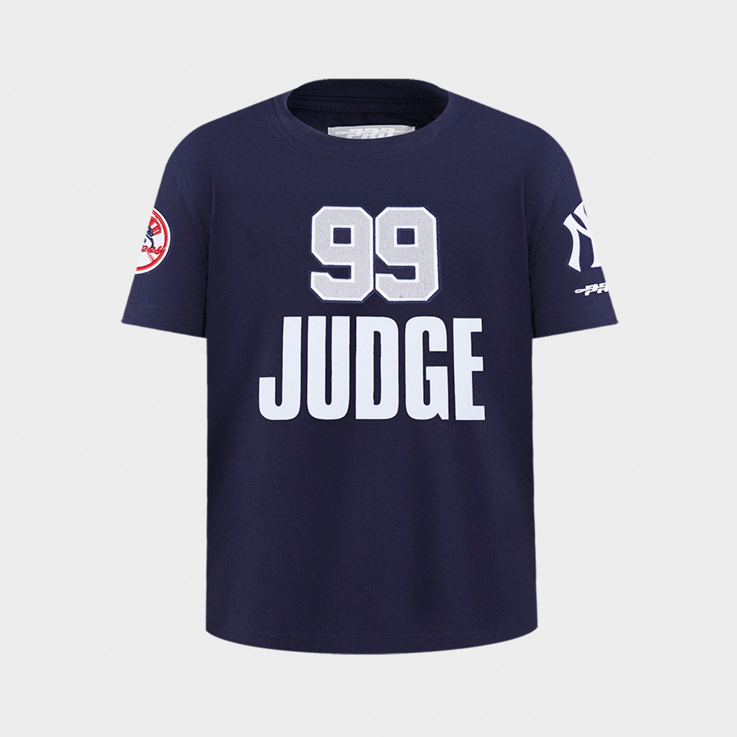 Big Kids' Pro Standard Aaron Judge #99 New York Yankees MLB Name and Number T-Shirt
