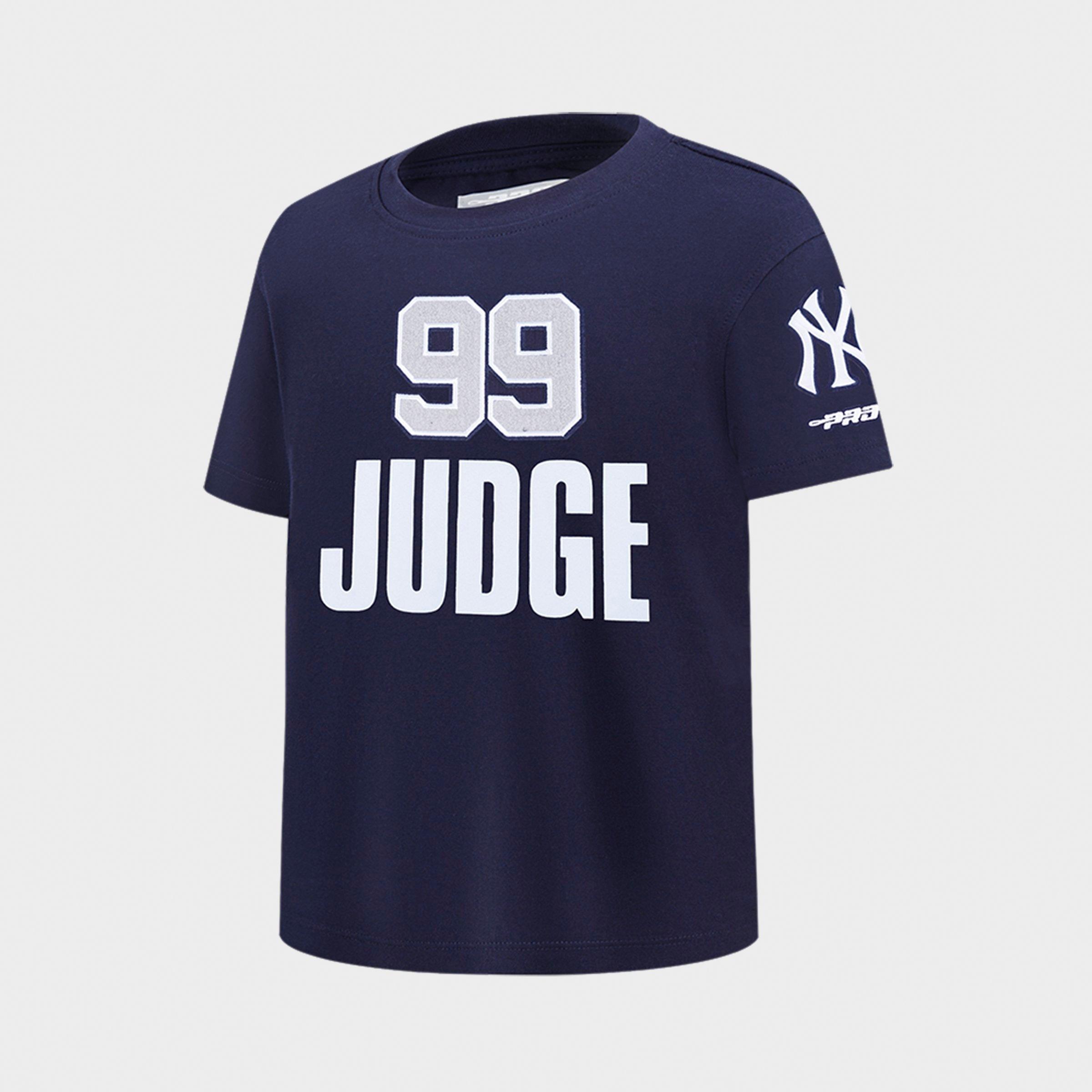 Big Kids' Pro Standard Aaron Judge #99 New York Yankees MLB Name and Number T-Shirt