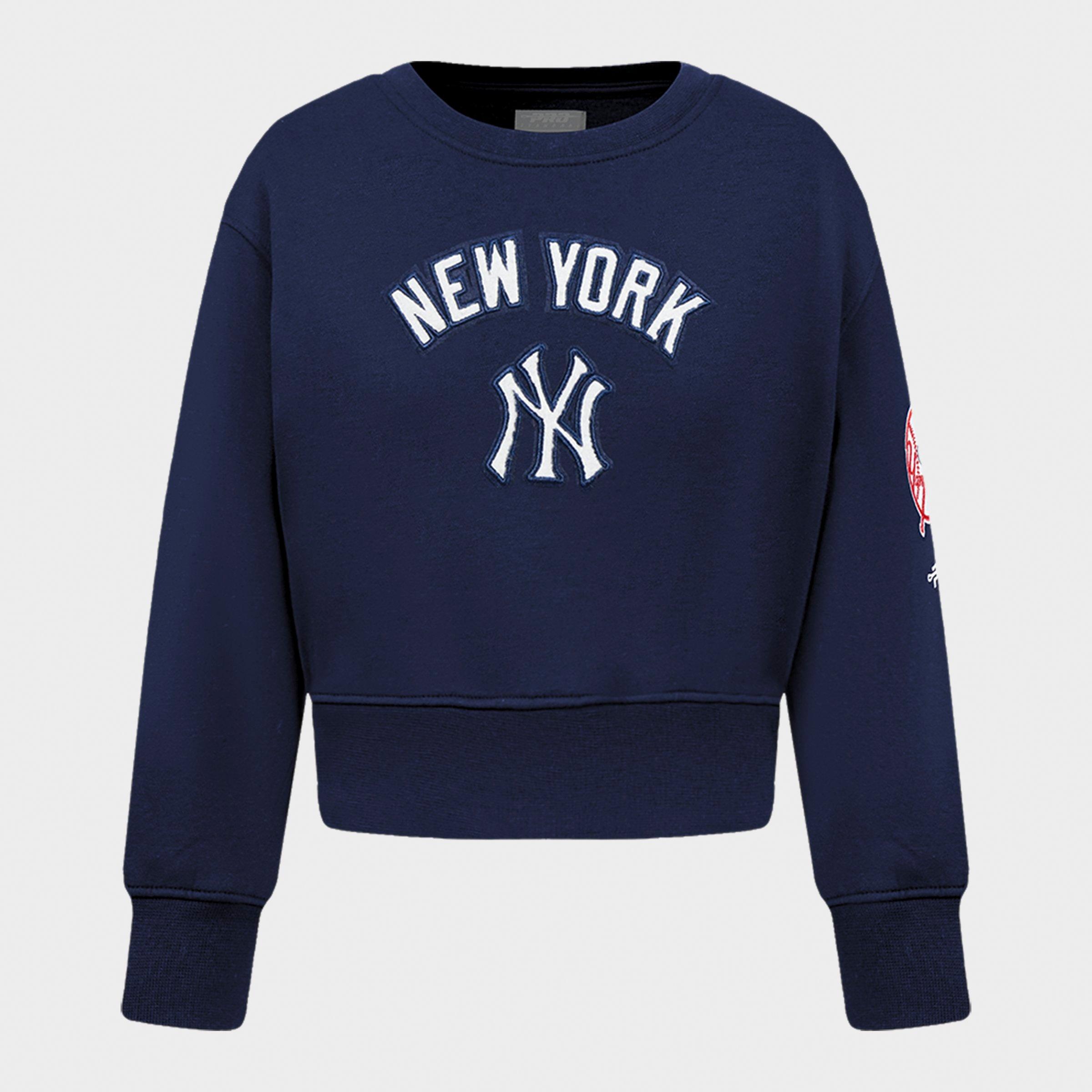 Girls' Toddler Pro Standard New York Yankees MLB Classic Fleece Crewneck Sweatshirt