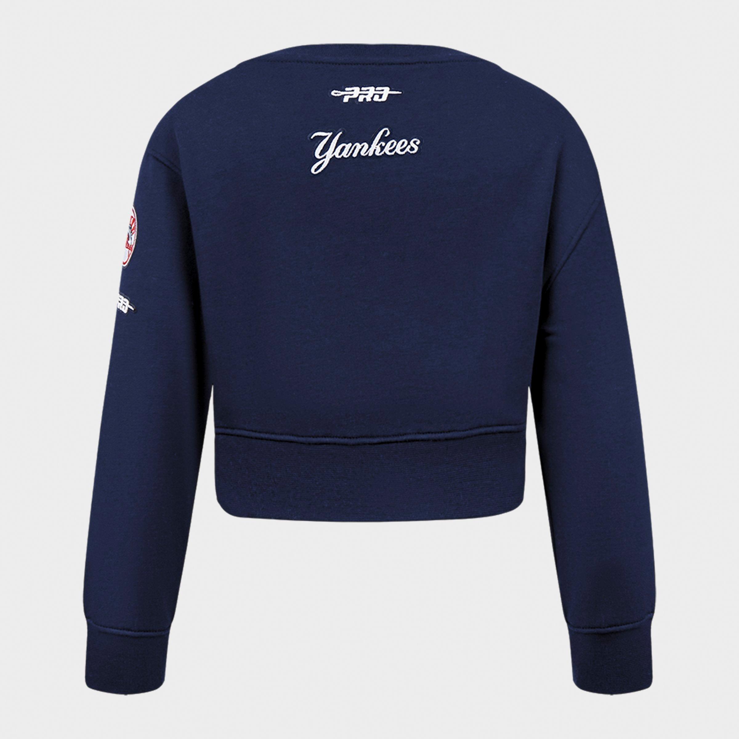 Girls' Toddler Pro Standard New York Yankees MLB Classic Fleece Crewneck Sweatshirt