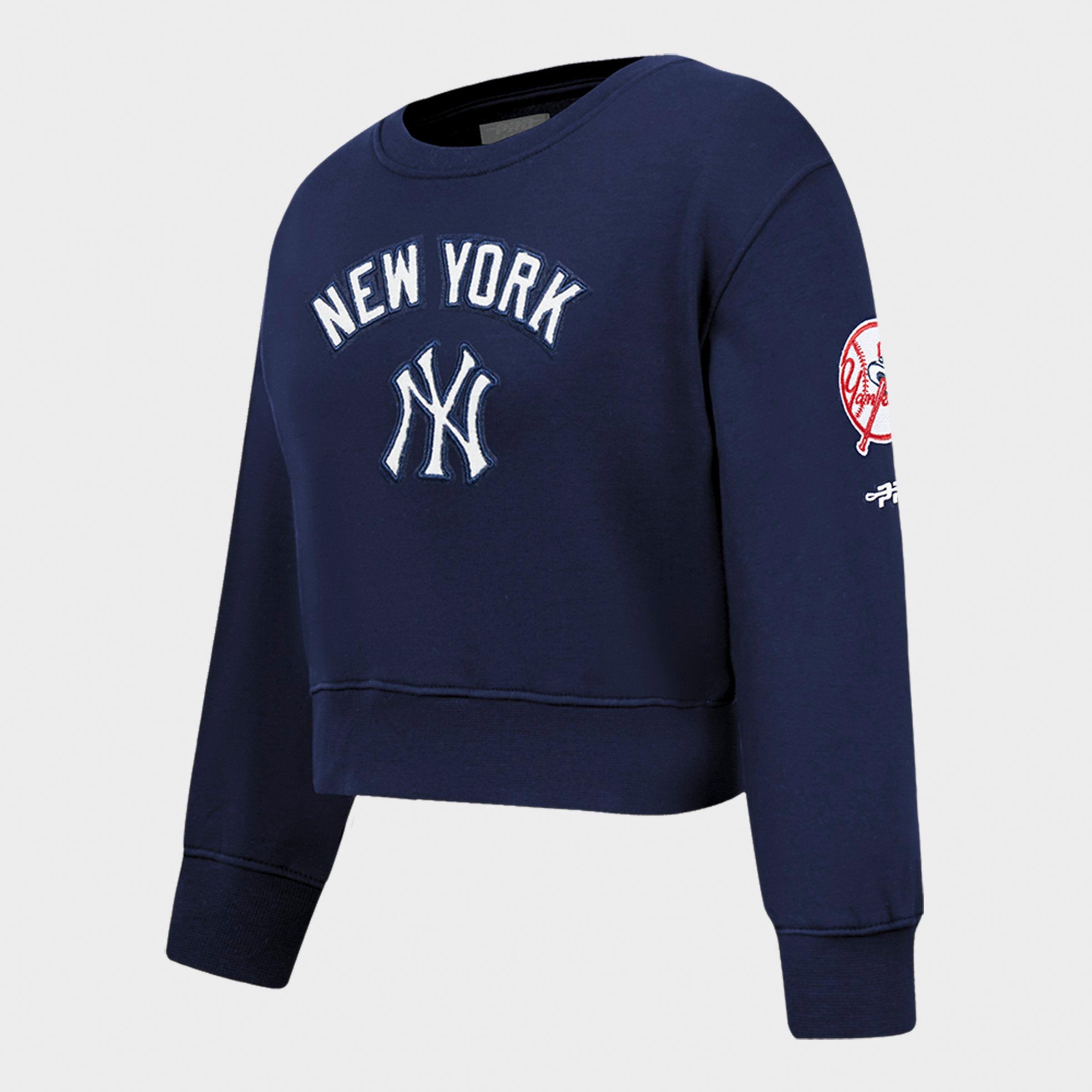 Girls' Toddler Pro Standard New York Yankees MLB Classic Fleece Crewneck Sweatshirt