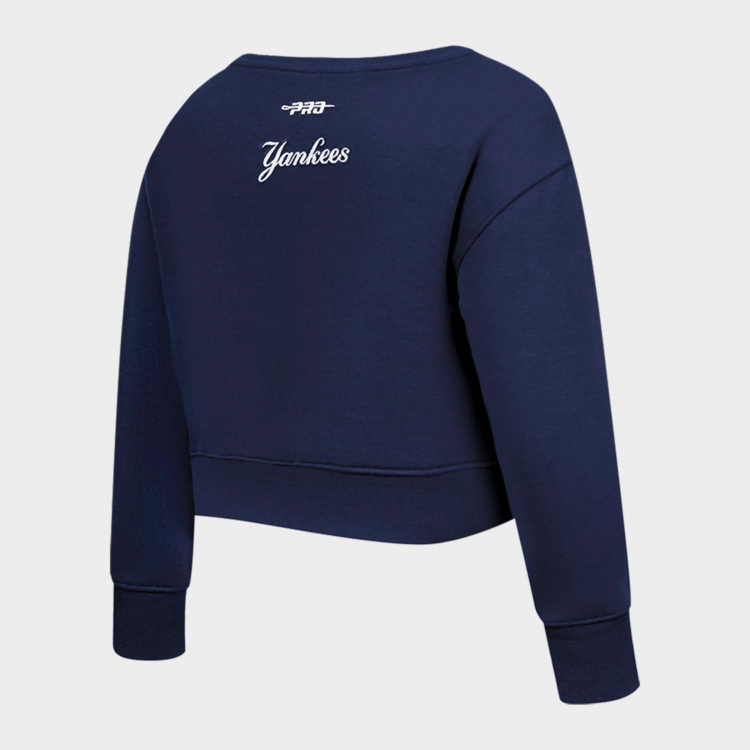Girls' Toddler Pro Standard New York Yankees MLB Classic Fleece Crewneck Sweatshirt