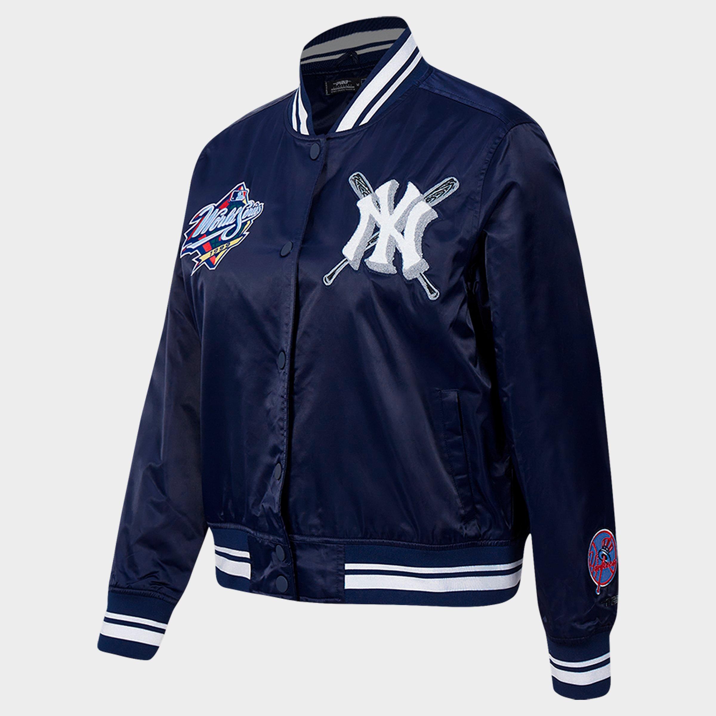Women's Pro Standard New York Yankees MLB Mash Up Rib Satin Jacket