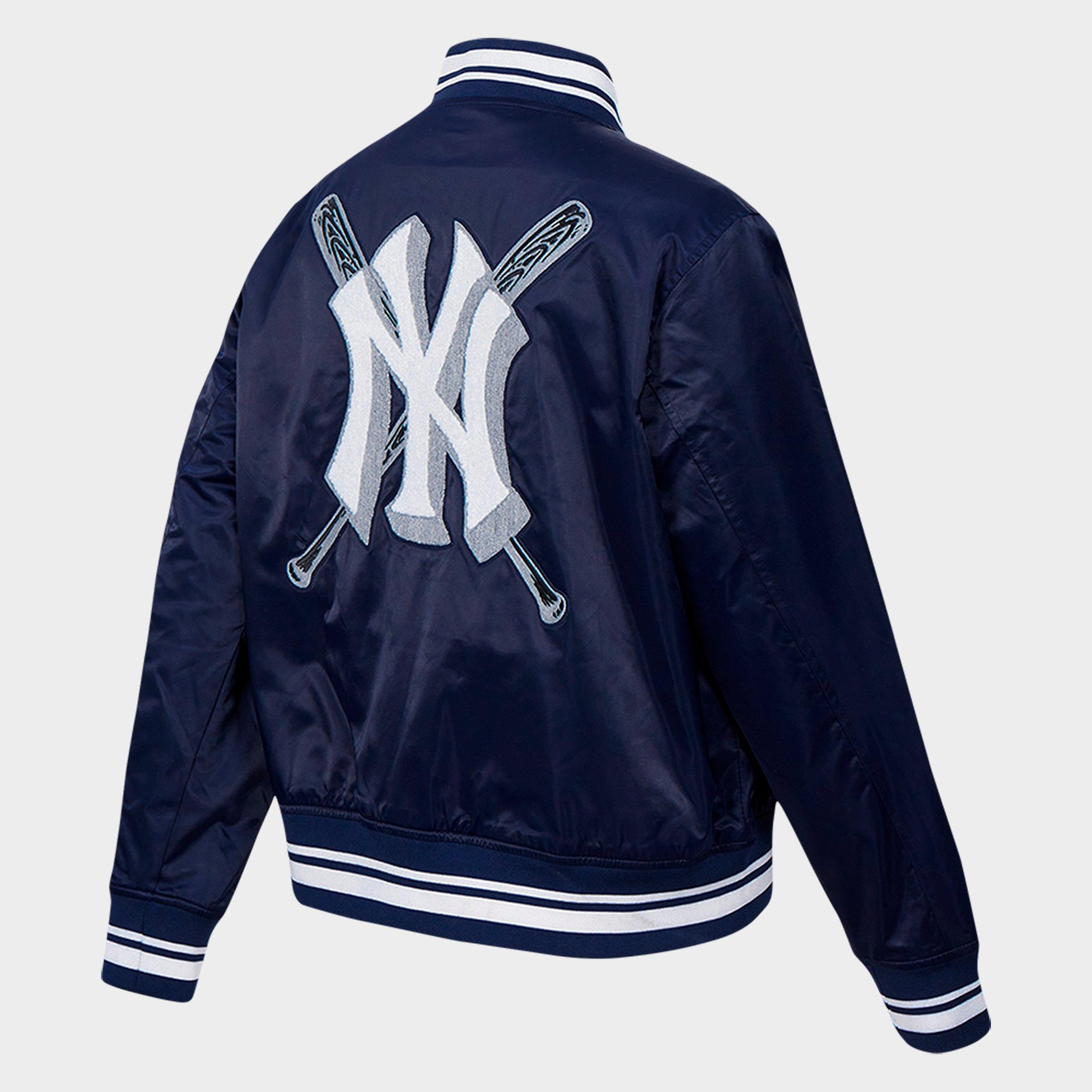 Women's Pro Standard New York Yankees MLB Mash Up Rib Satin Jacket