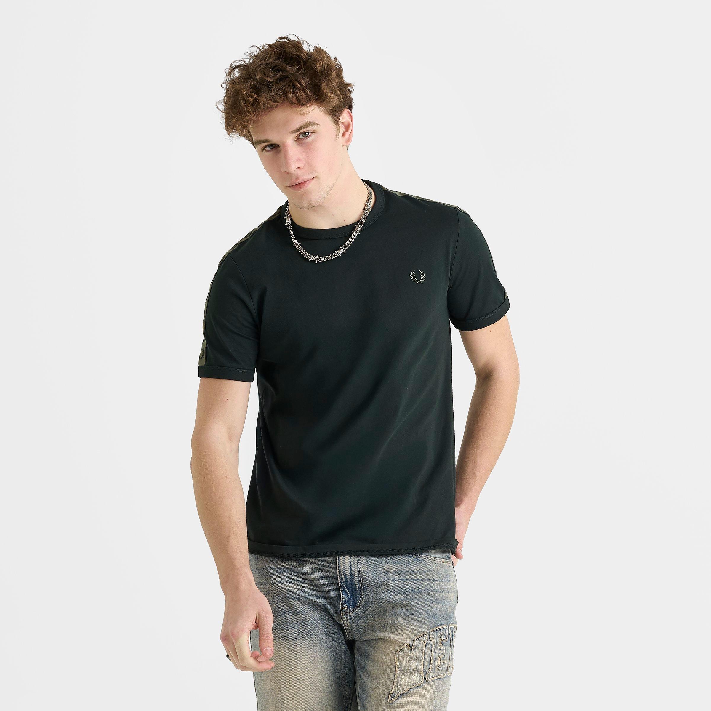 Men's Fred Perry Contrast Tape Ringer T-Shirt