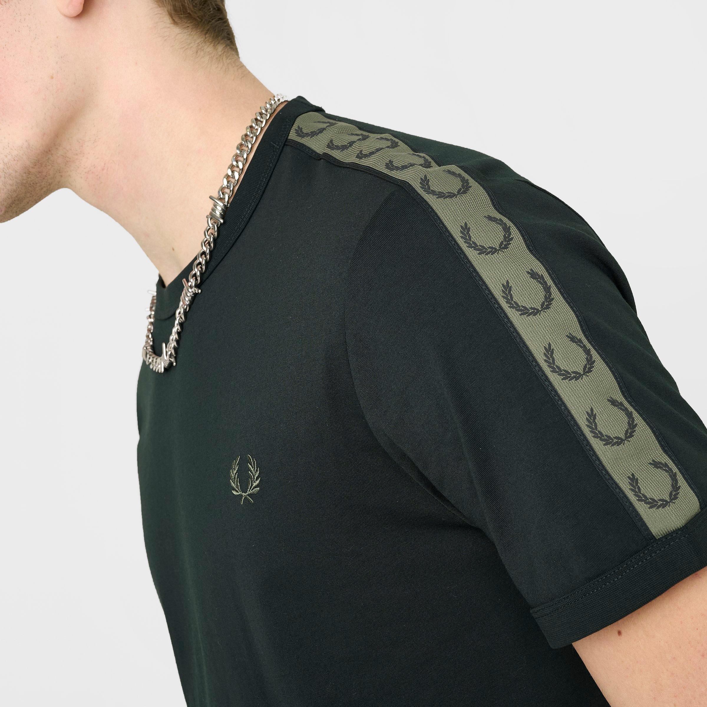 Men's Fred Perry Contrast Tape Ringer T-Shirt