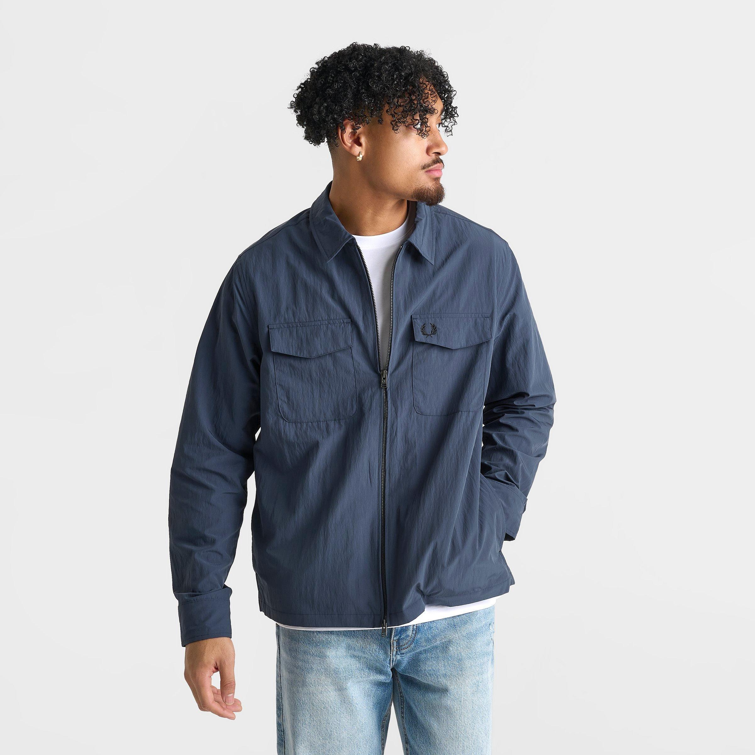 Men's Fred Perry Full-Zip Overshirt