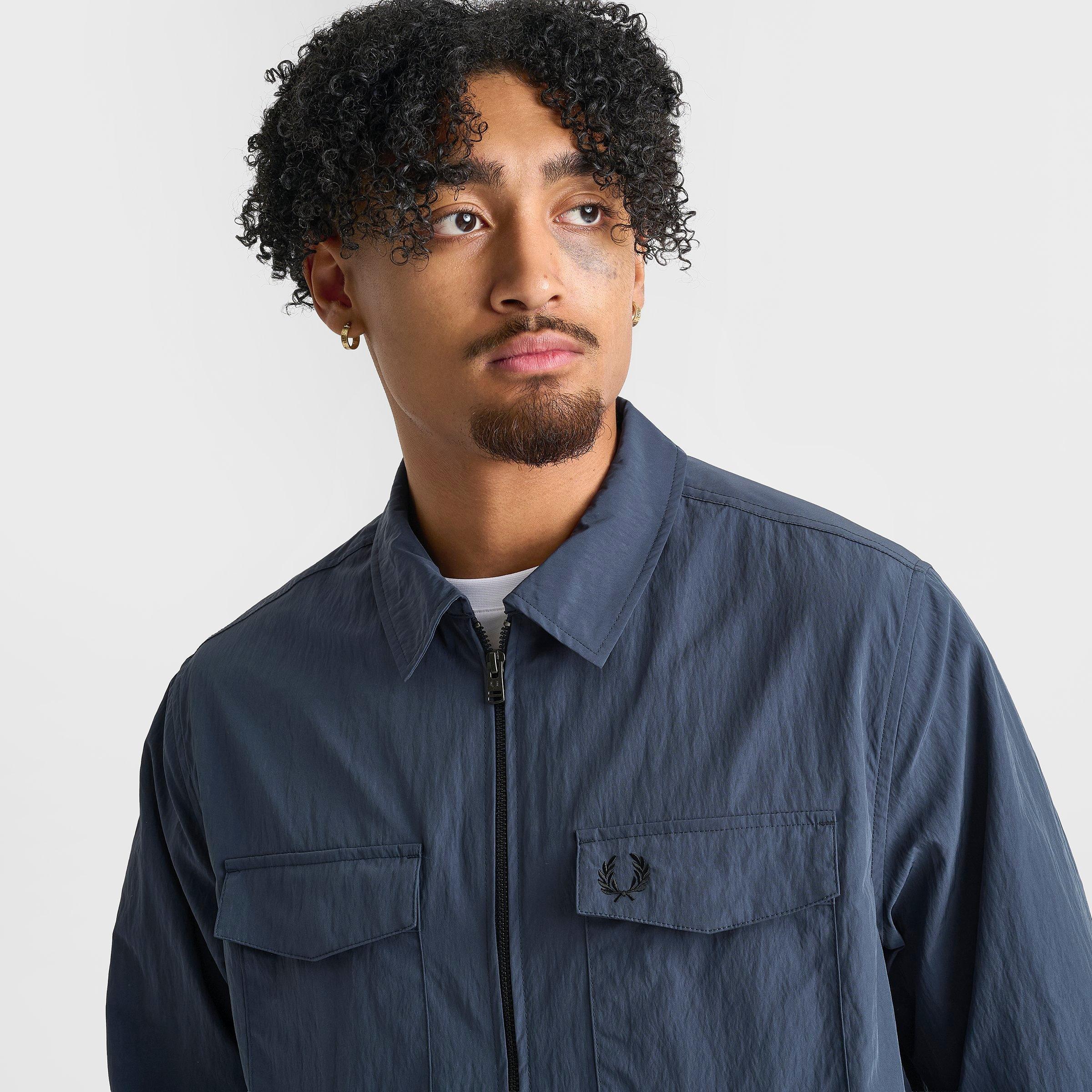 Men's Fred Perry Full-Zip Overshirt