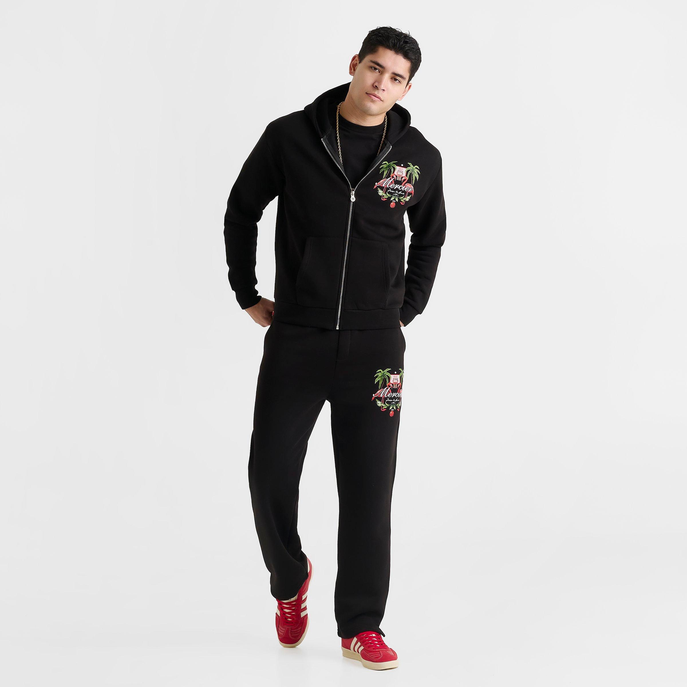 Men's Mercier Palm Hoops Fleece Full-Zip Hoodie