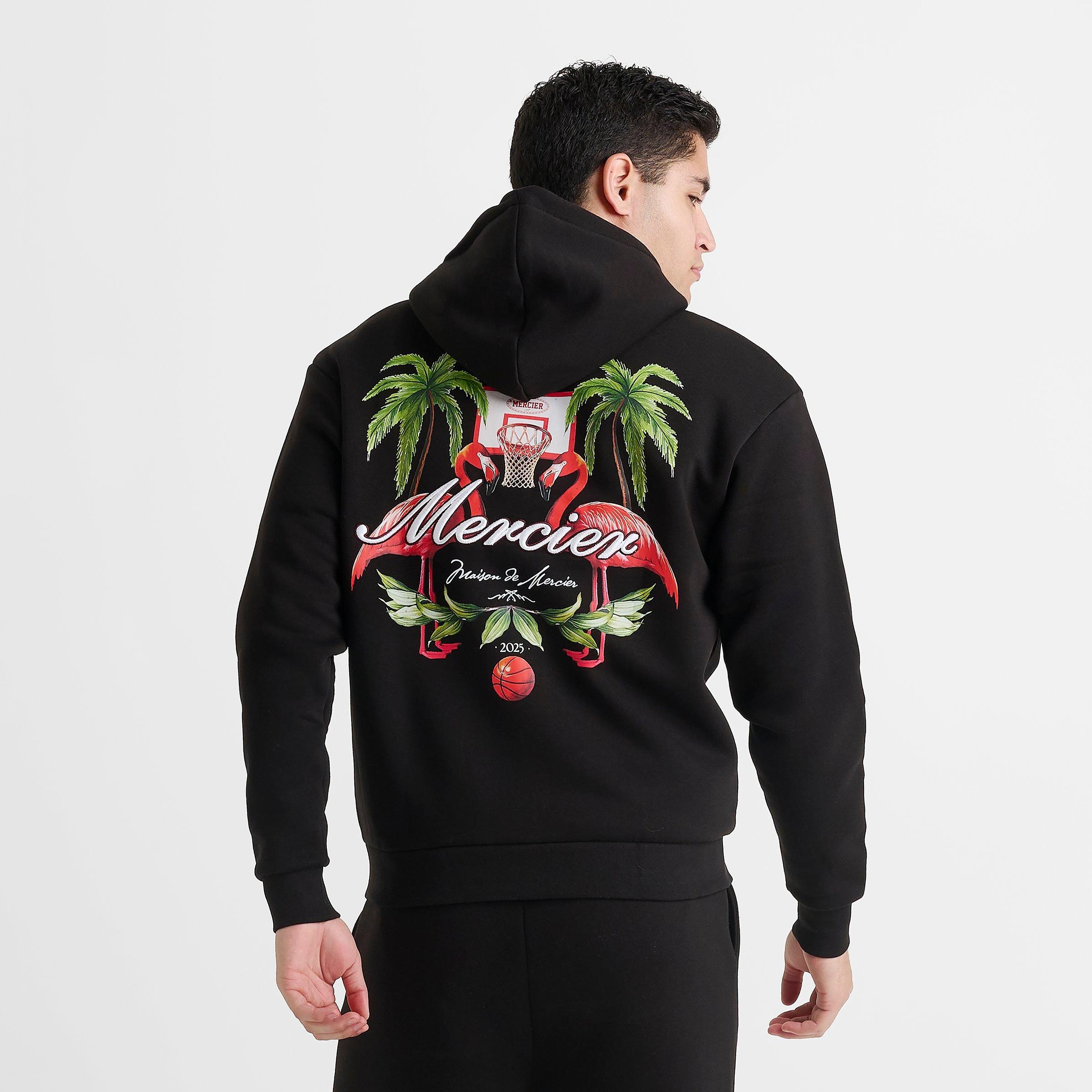 Men's Mercier Palm Hoops Fleece Full-Zip Hoodie