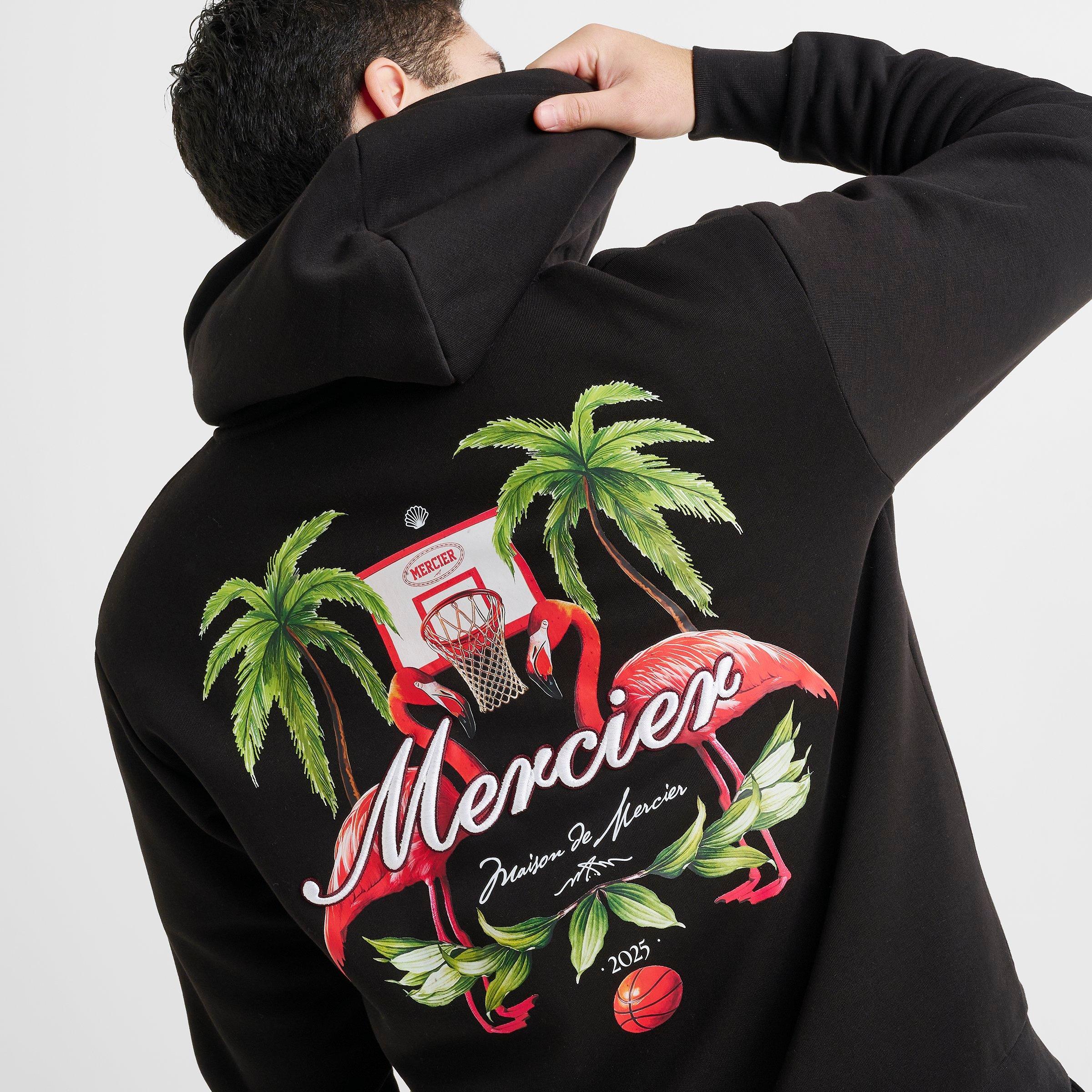 Men's Mercier Palm Hoops Fleece Full-Zip Hoodie