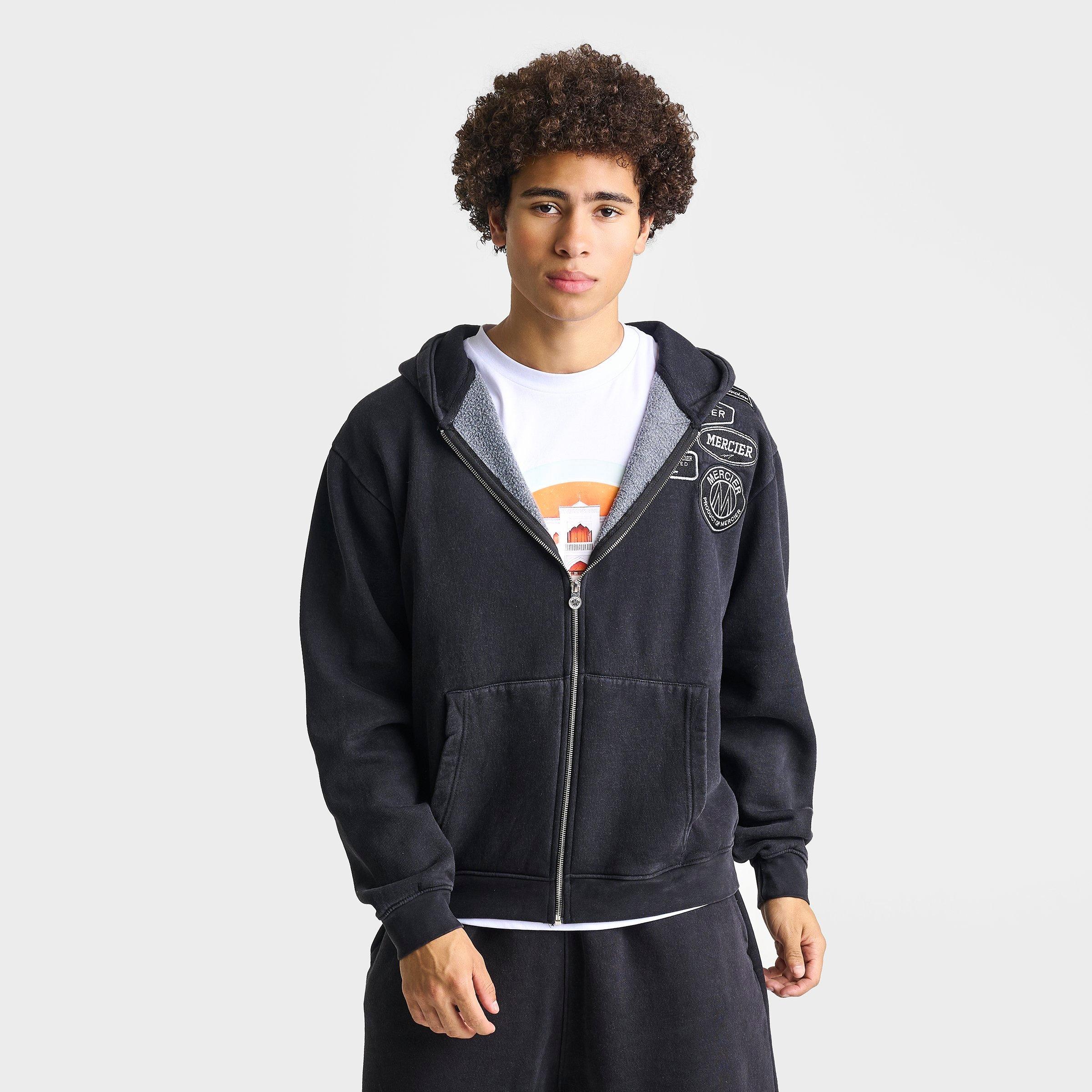Men's Mercier New Wave OG Badge Full-Zip Fleece Hoodie