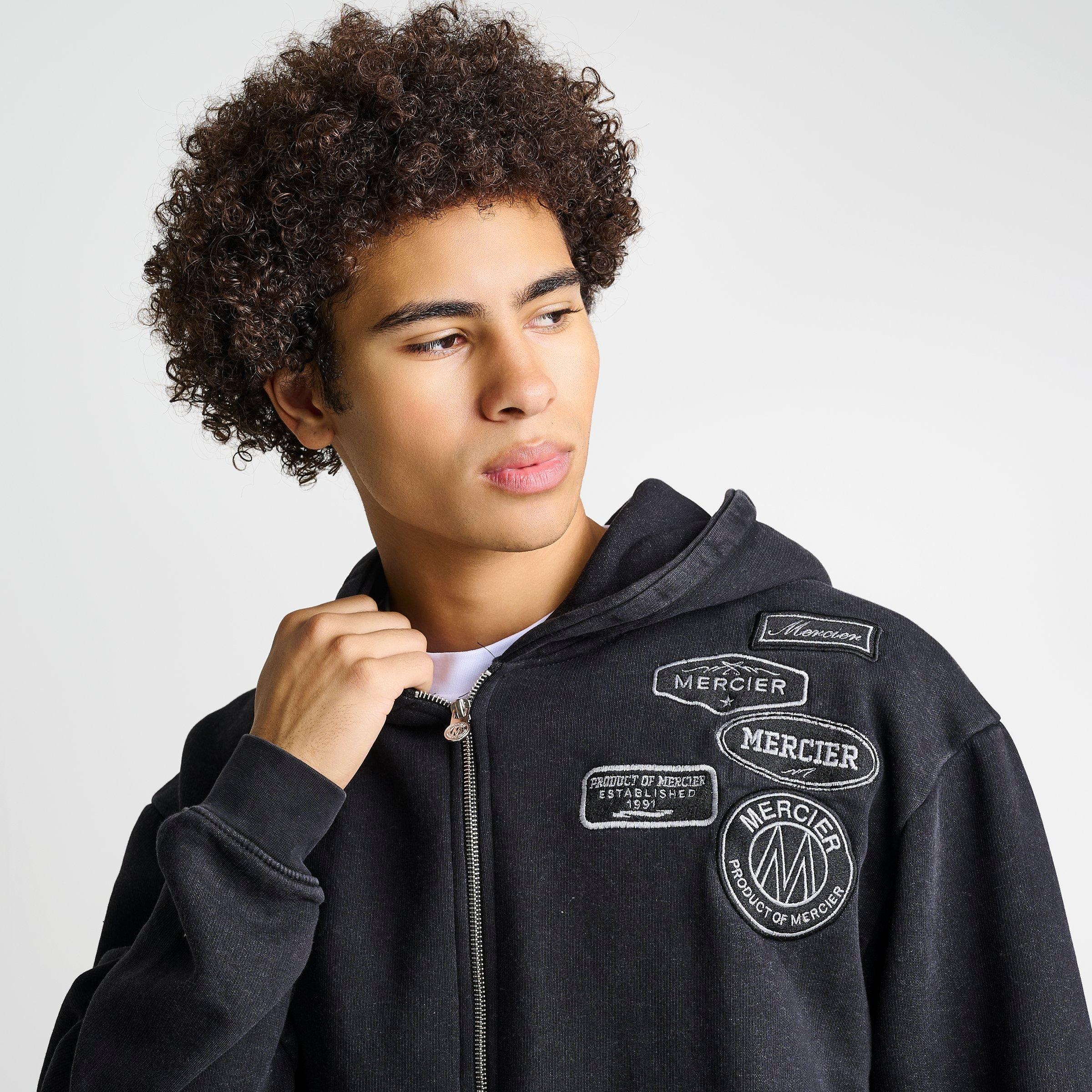 Men's Mercier New Wave OG Badge Full-Zip Fleece Hoodie