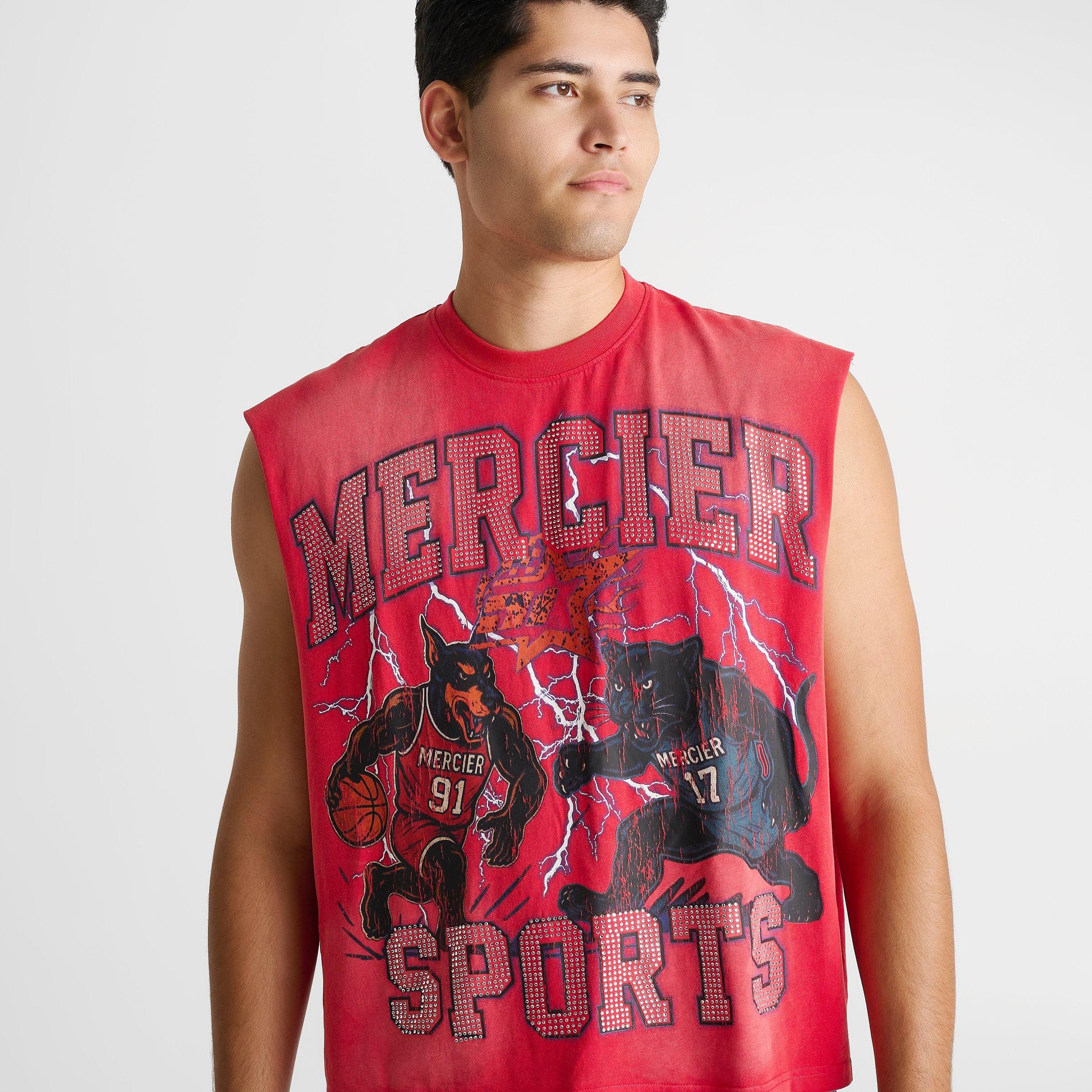 Men's Mercier Sports Lightning Graphic Sleeveless T-Shirt