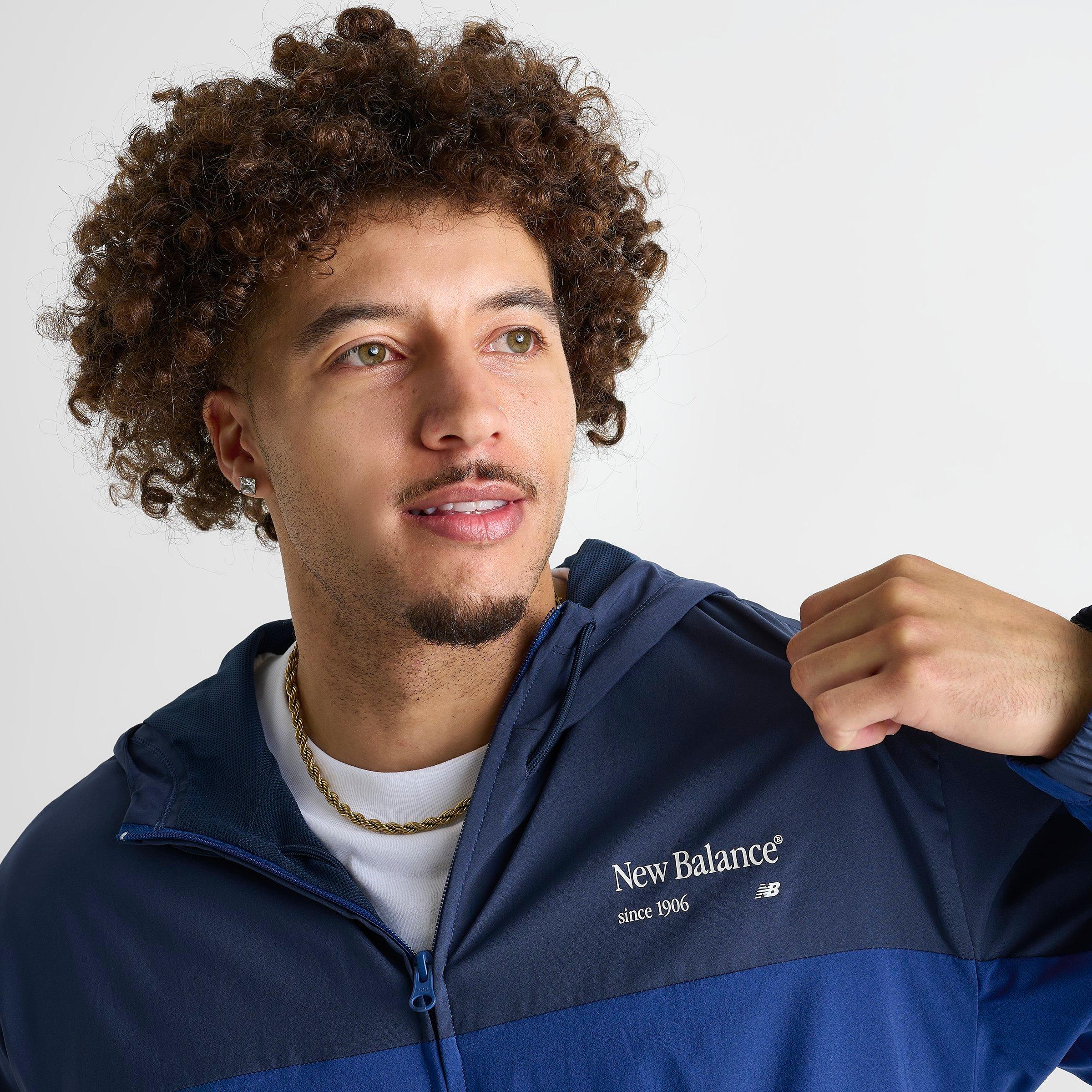 Men's New Balance Reimagined Woven Full-Zip Jacket