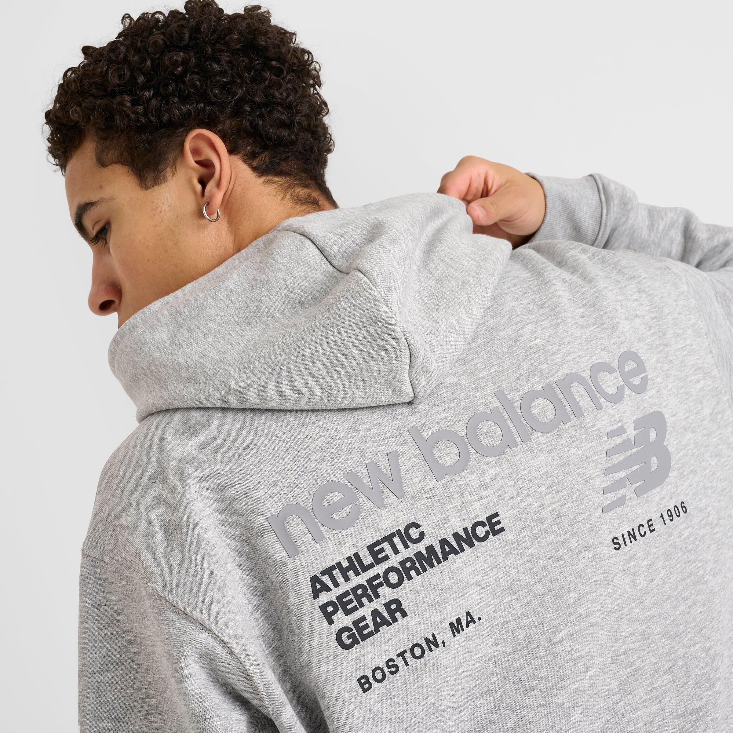 Men's New Balance Linear Graphic Fleece Hoodie