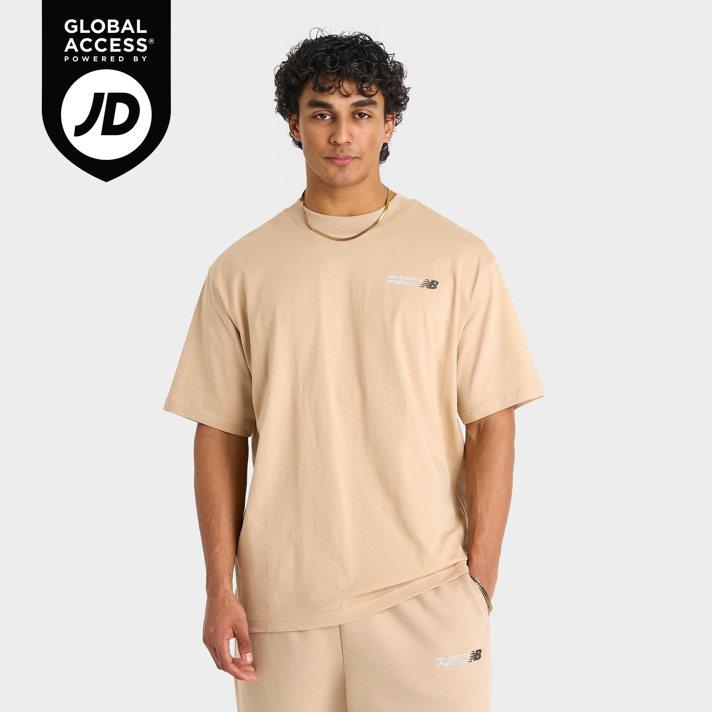 ★★New Balance★★ NBNEF21543 UNI NB BOY Basketball Letteri Men's New Balance Athletics Flying NB Logo T-Shirt | JD Sports
