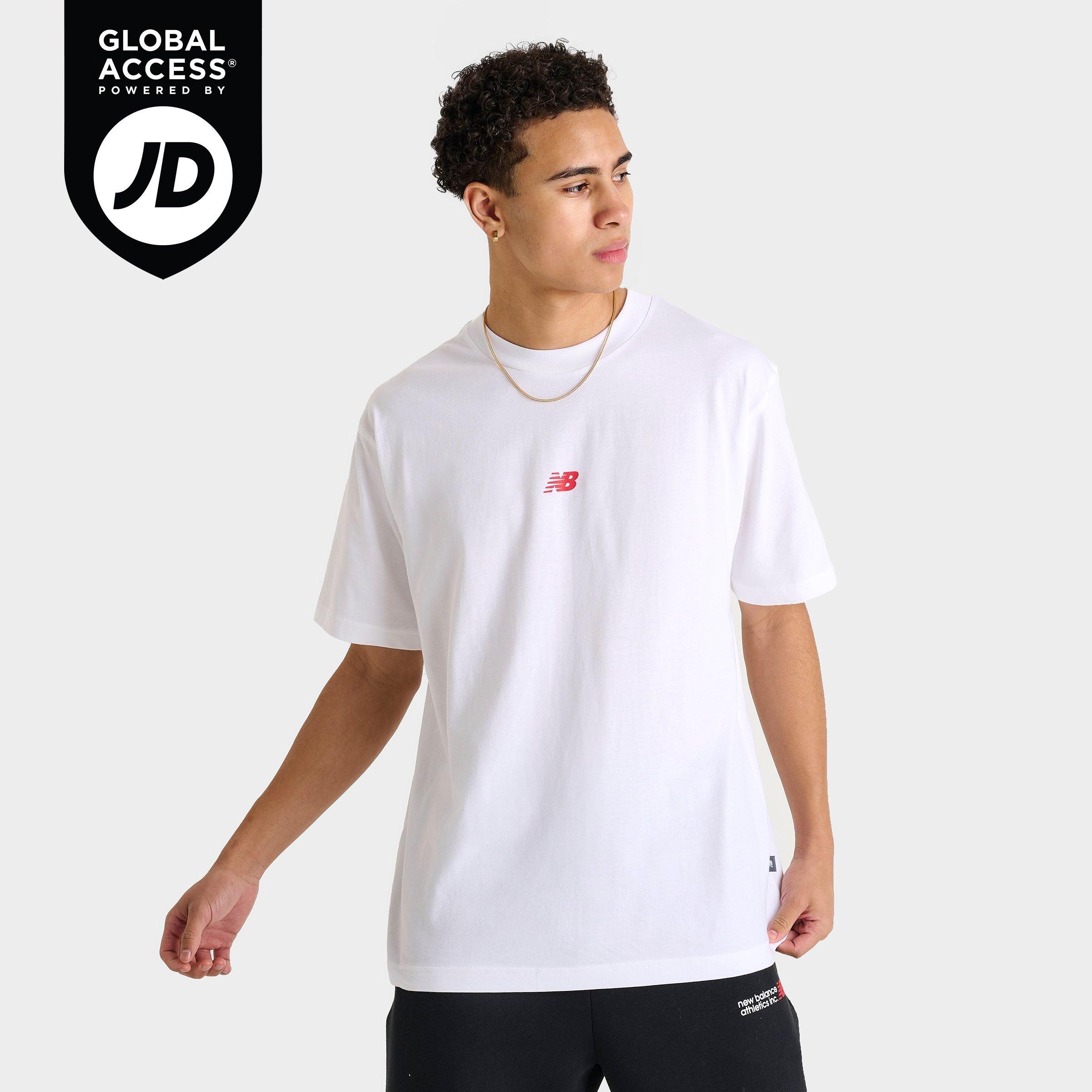★NEW BALANCE★ Men's Linear Back Print T-Shirt Black New Balance Linear Back Print T-Shirt | JD Sports UK