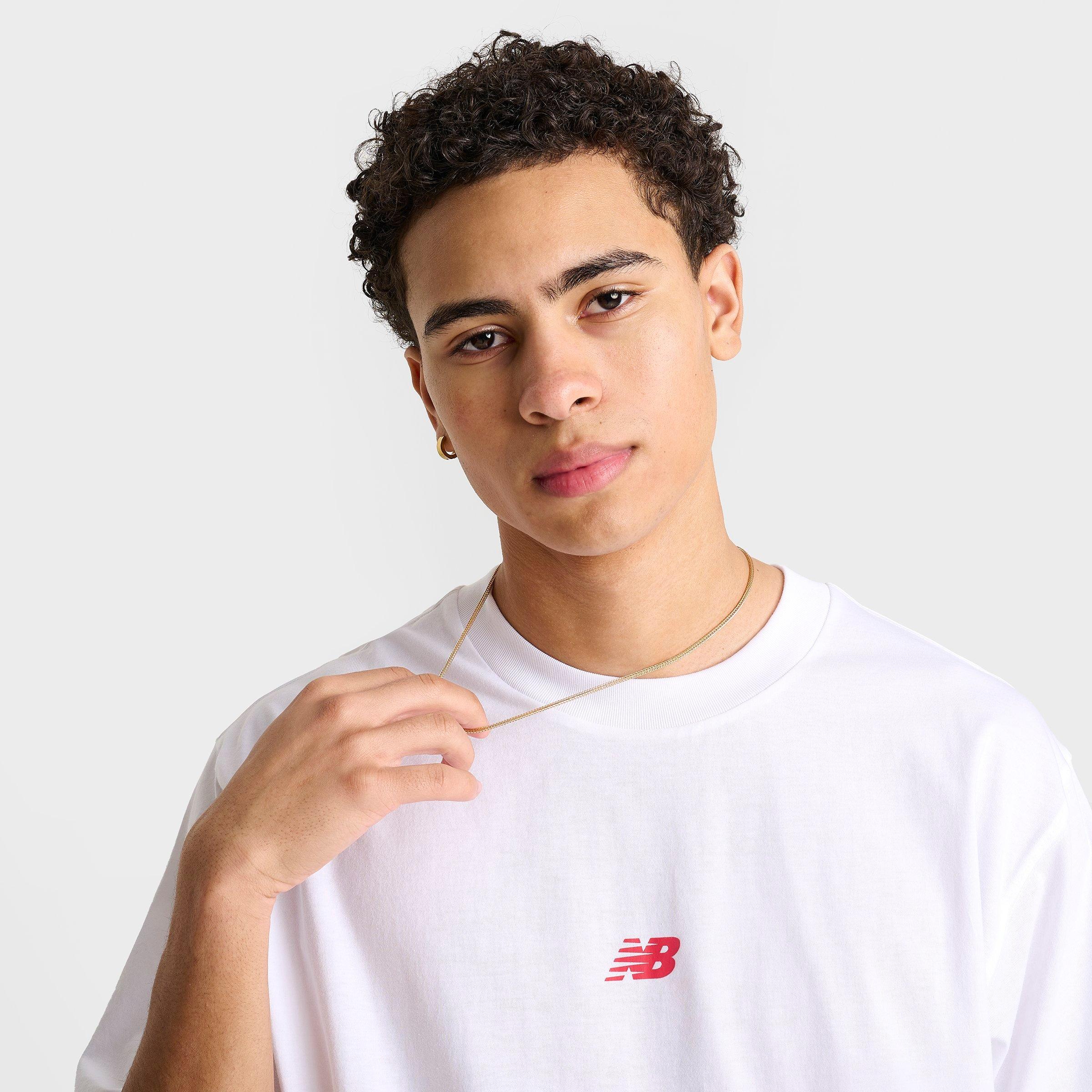 Men's New Balance Linear Stack Logo T-Shirt