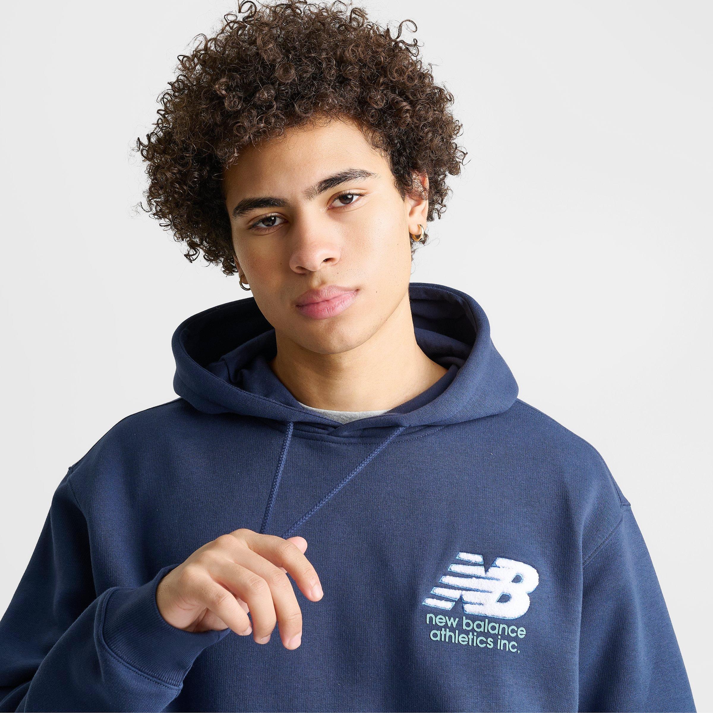 Men's New Balance Athletics Chenille Fleece Pullover Hoodie