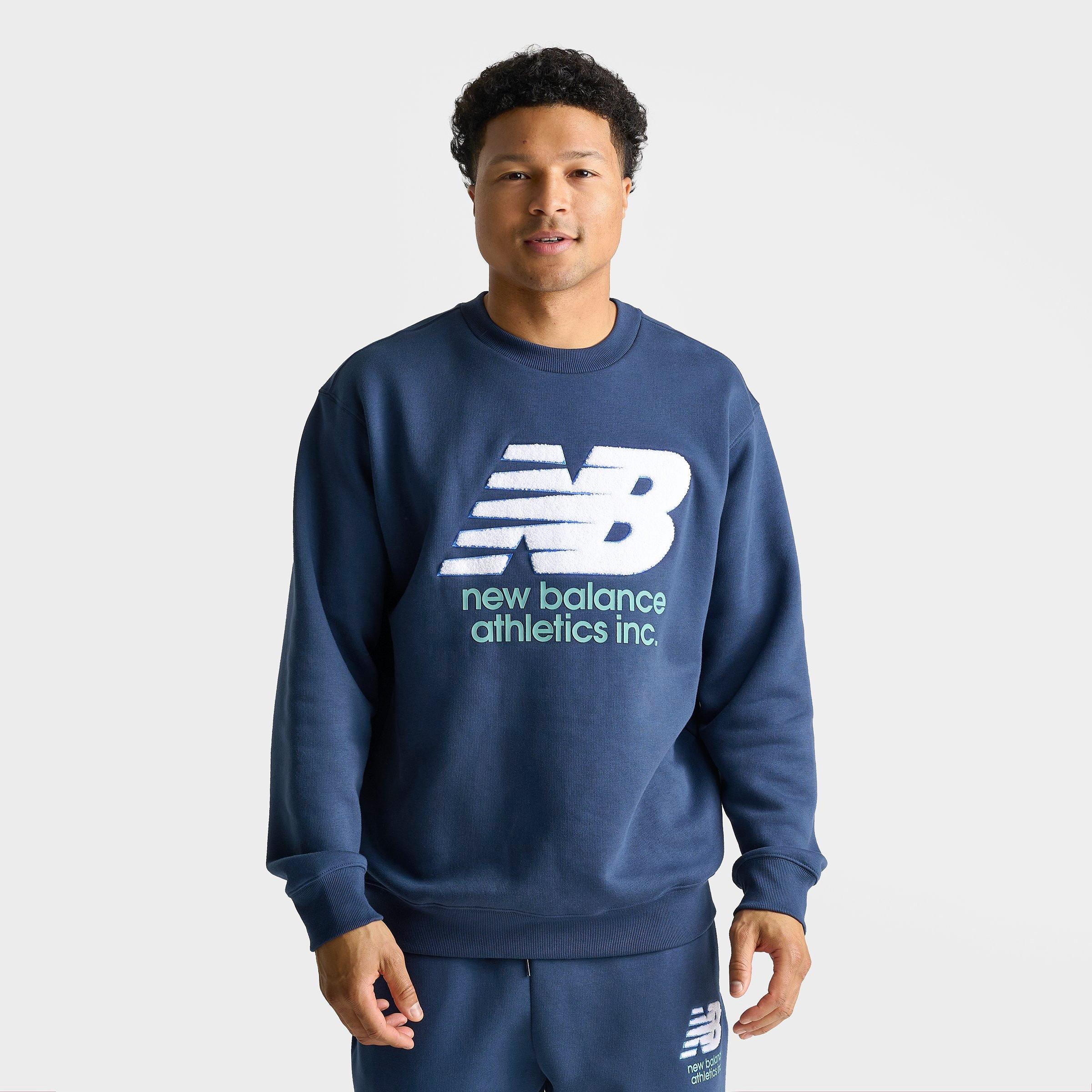 Men's New Balance Athletics Chenille Fleece Crewneck Sweatshirt