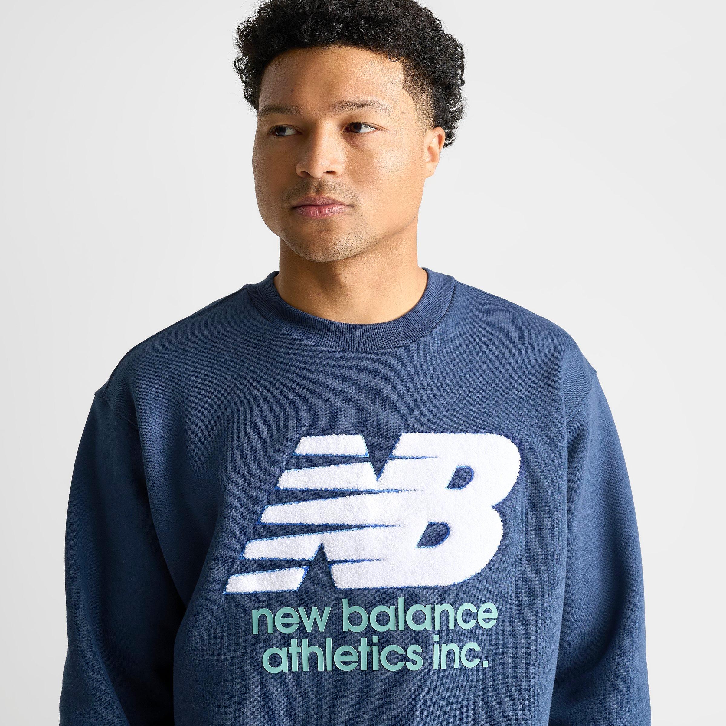 Men's New Balance Athletics Chenille Fleece Crewneck Sweatshirt