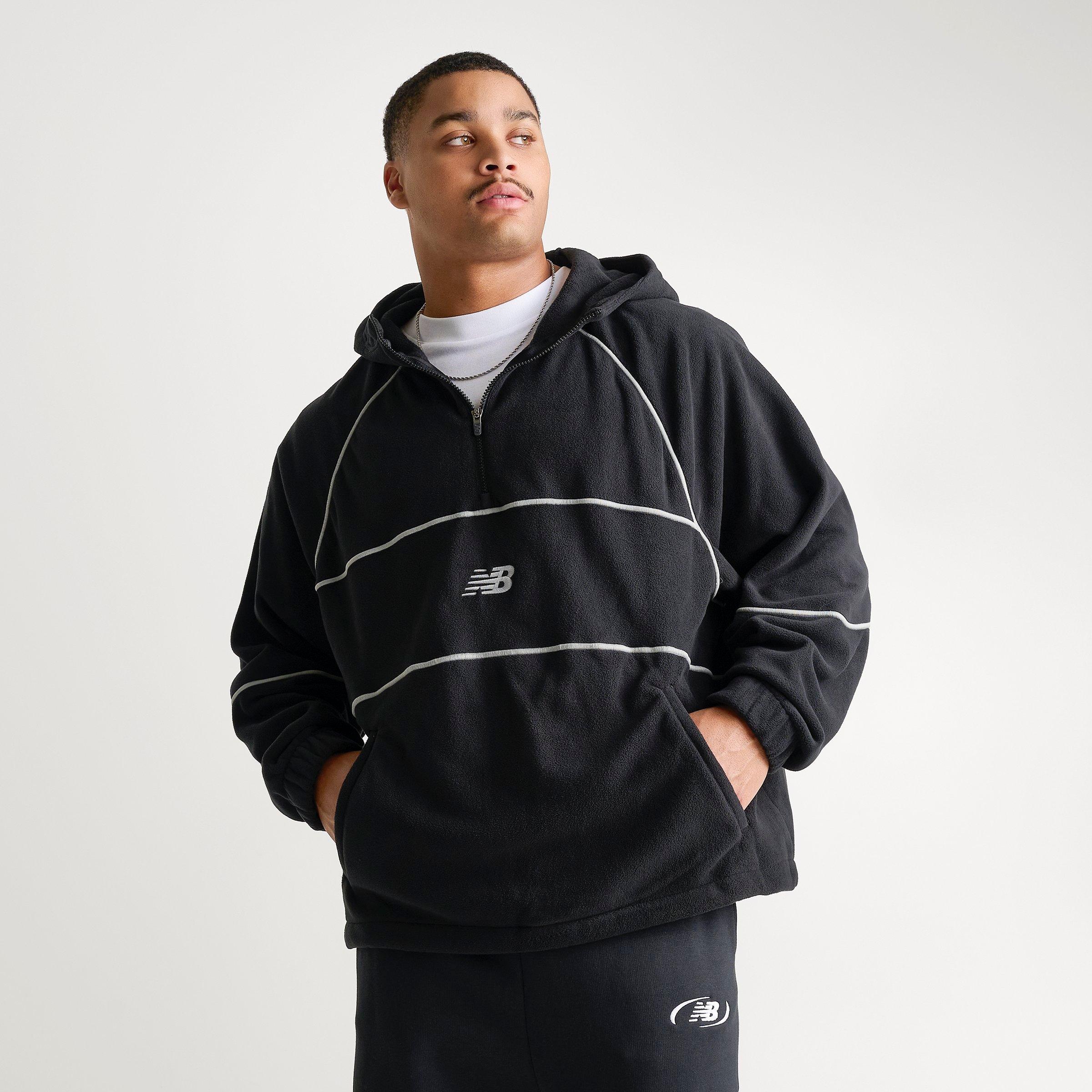Men's New Balance Trackside Polar Fleece Pullover Hoodie