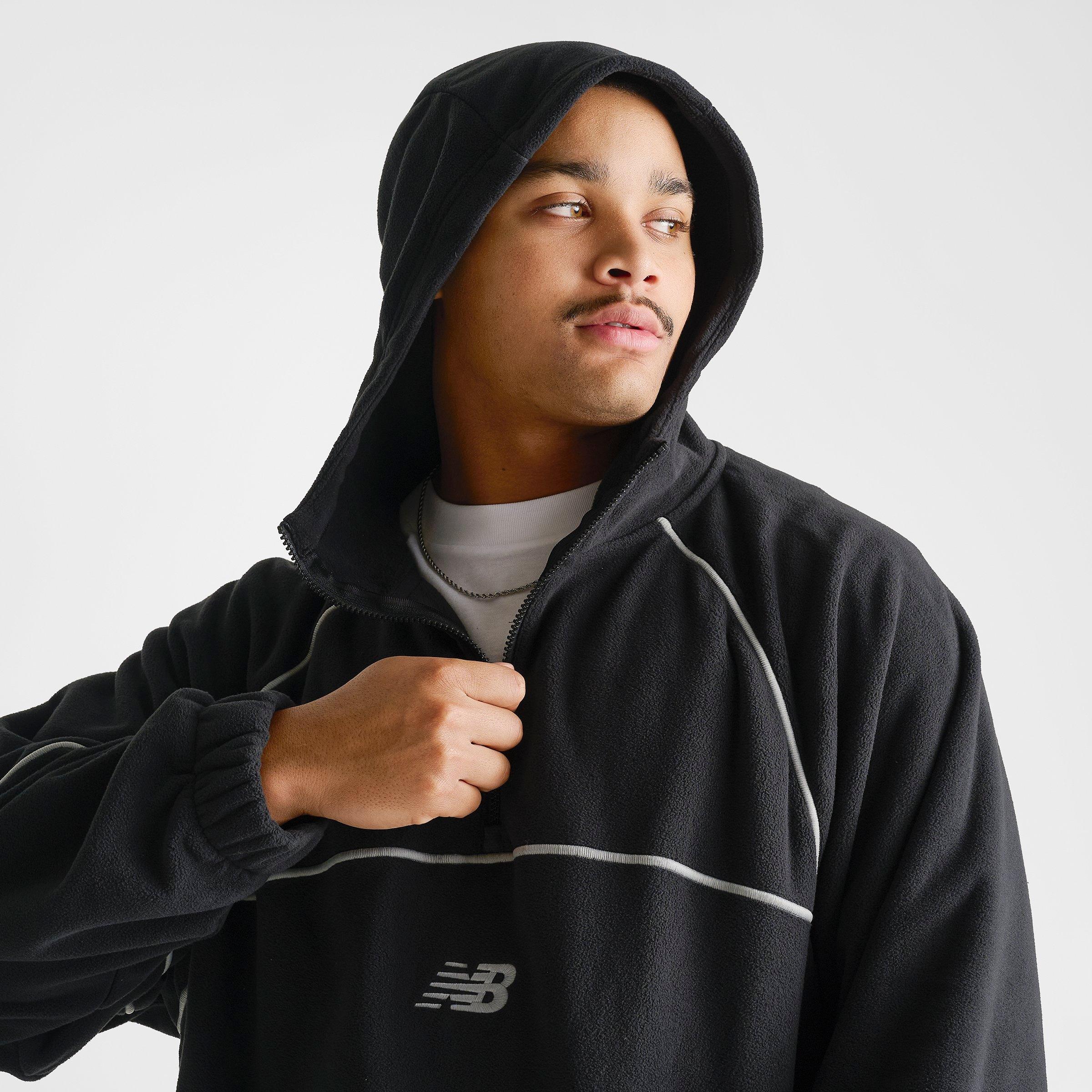 Men's New Balance Trackside Polar Fleece Pullover Hoodie
