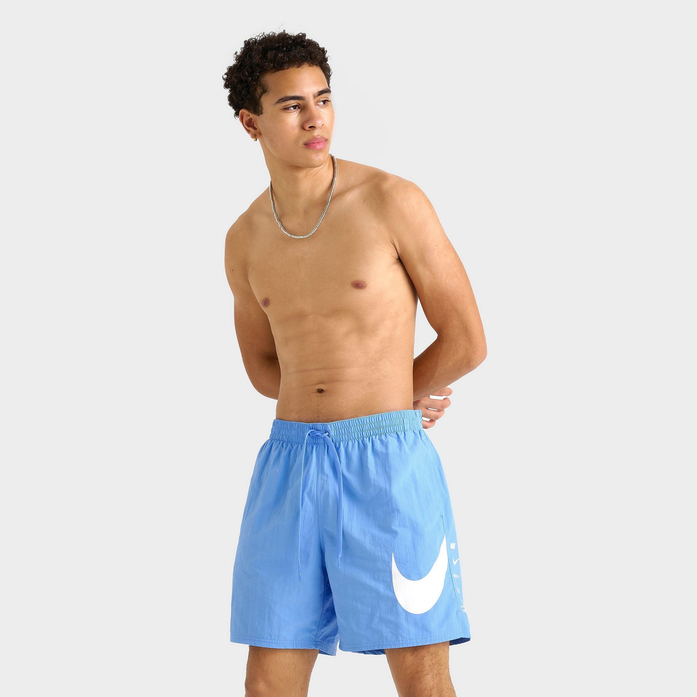 ★Nike★ Men's Rash Guard Luxe Letter 7 Inch Bali Short NESS Nike Swim Men's Lux Letter Volley 7