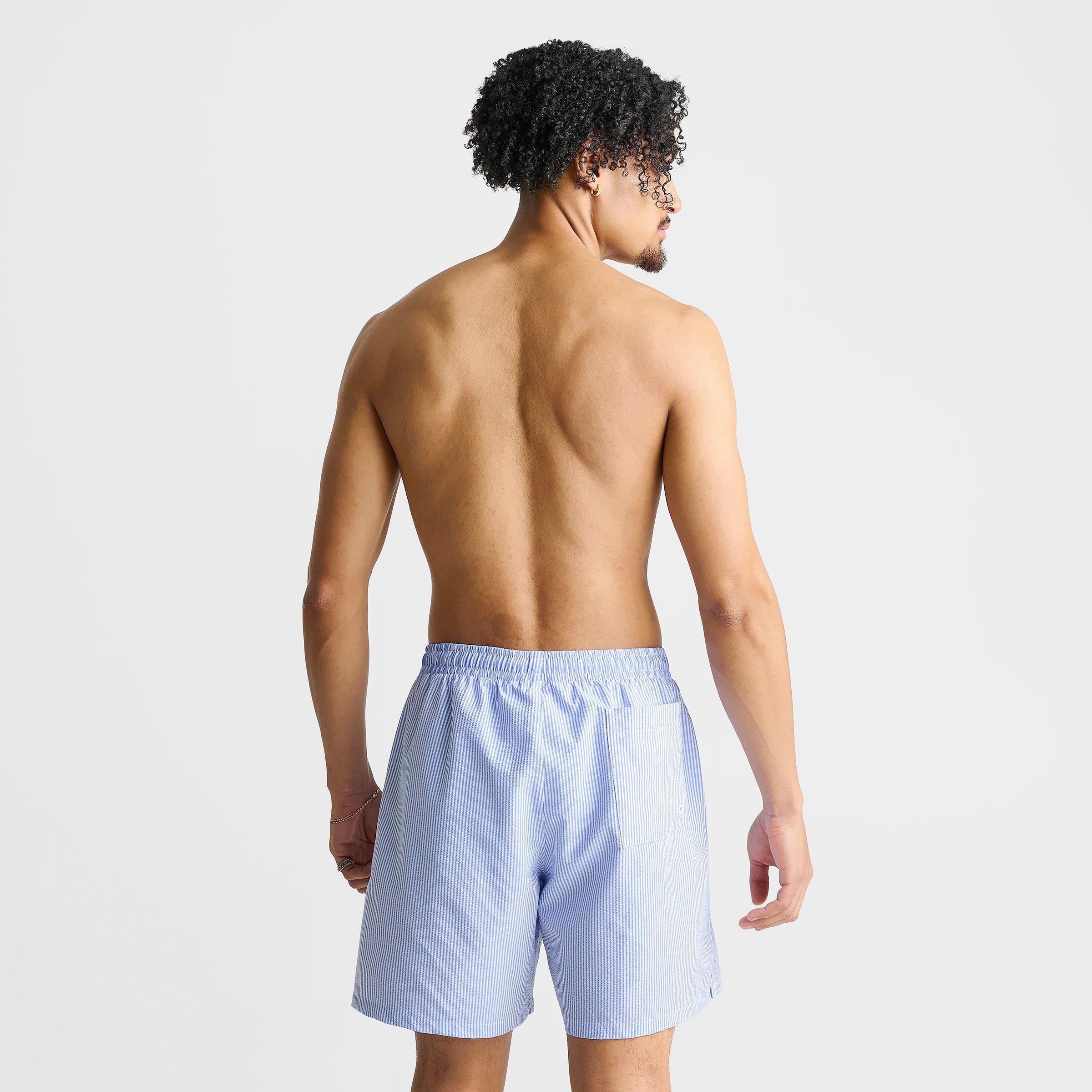 Men's Nike Swim Breaker Ripple Brief-Lined 7" Volley Shorts