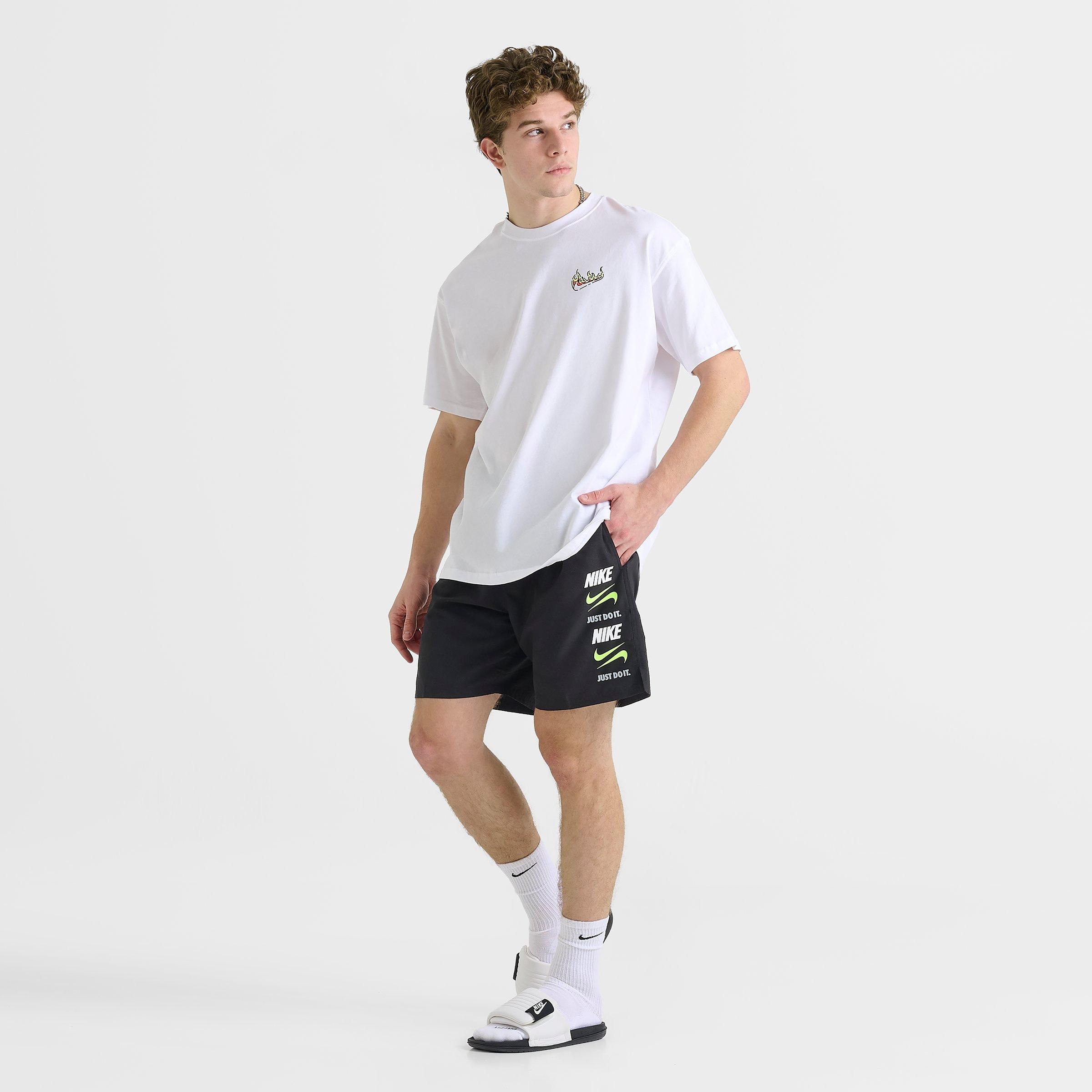 Men's Nike Swim Stack Logo Volley Shorts