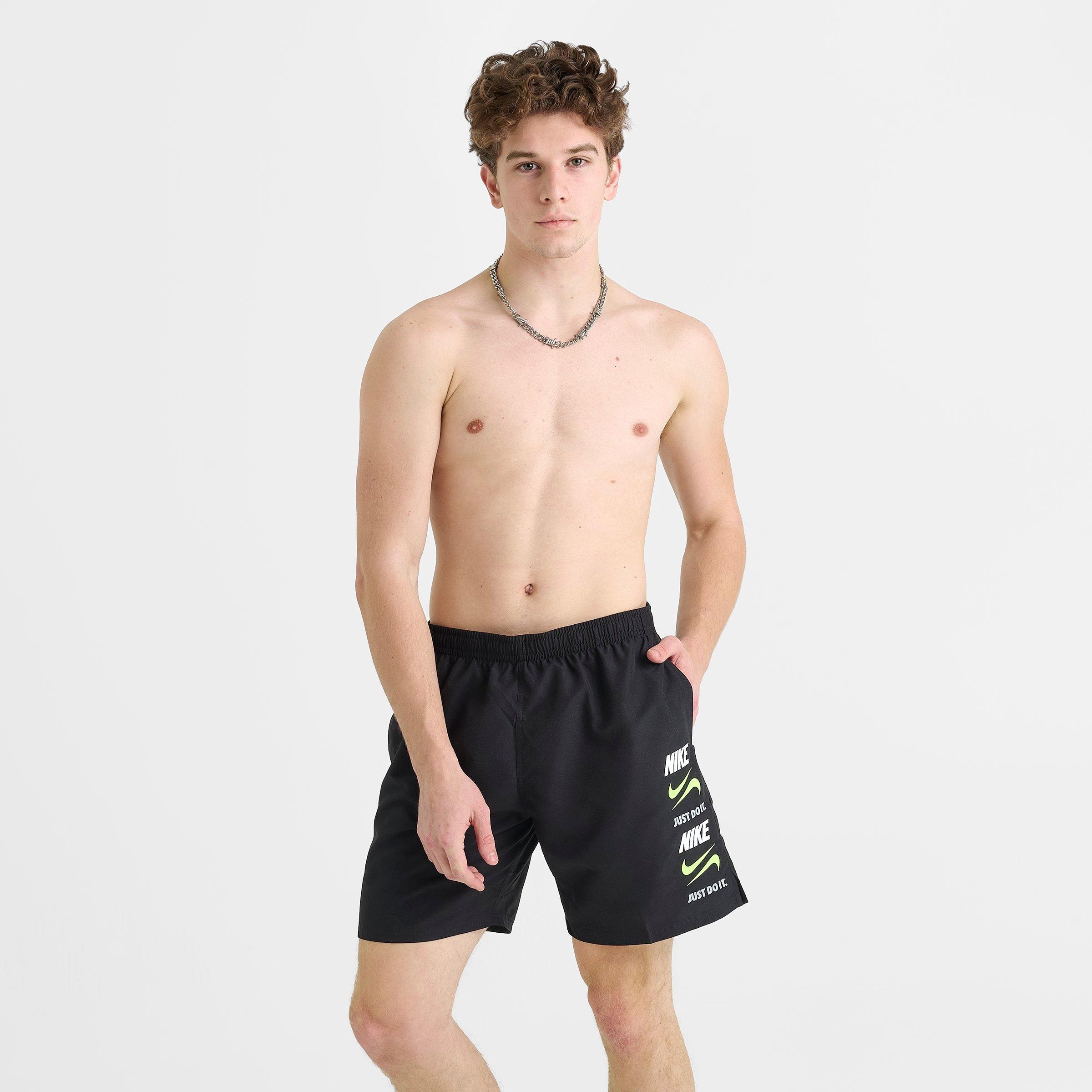 Men's Nike Swim Stack Logo Volley Shorts