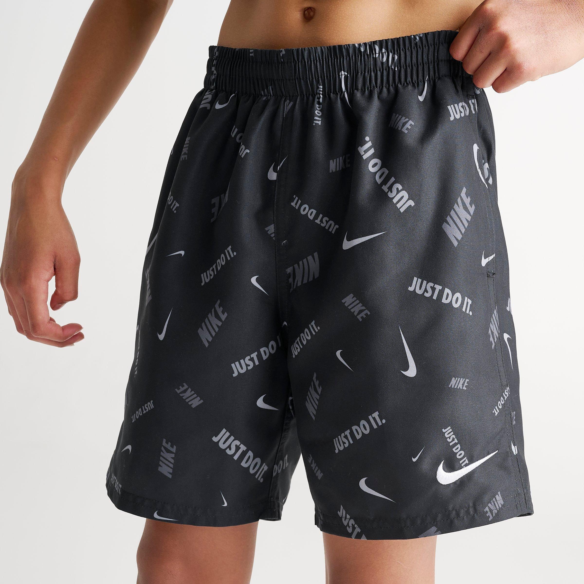 Big Kids' Nike Breaker Logo Confetti Swim Shorts